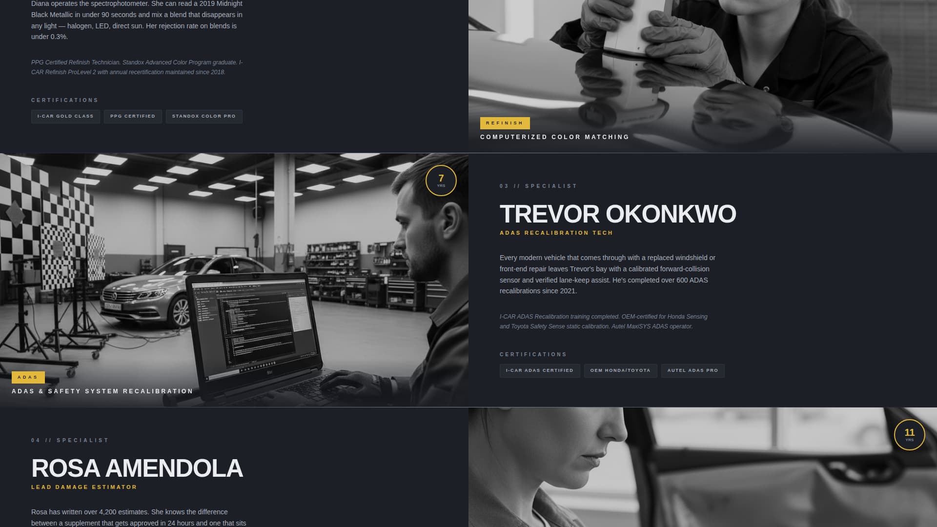 Bodywork - Trusted Autobody Landing Page Template