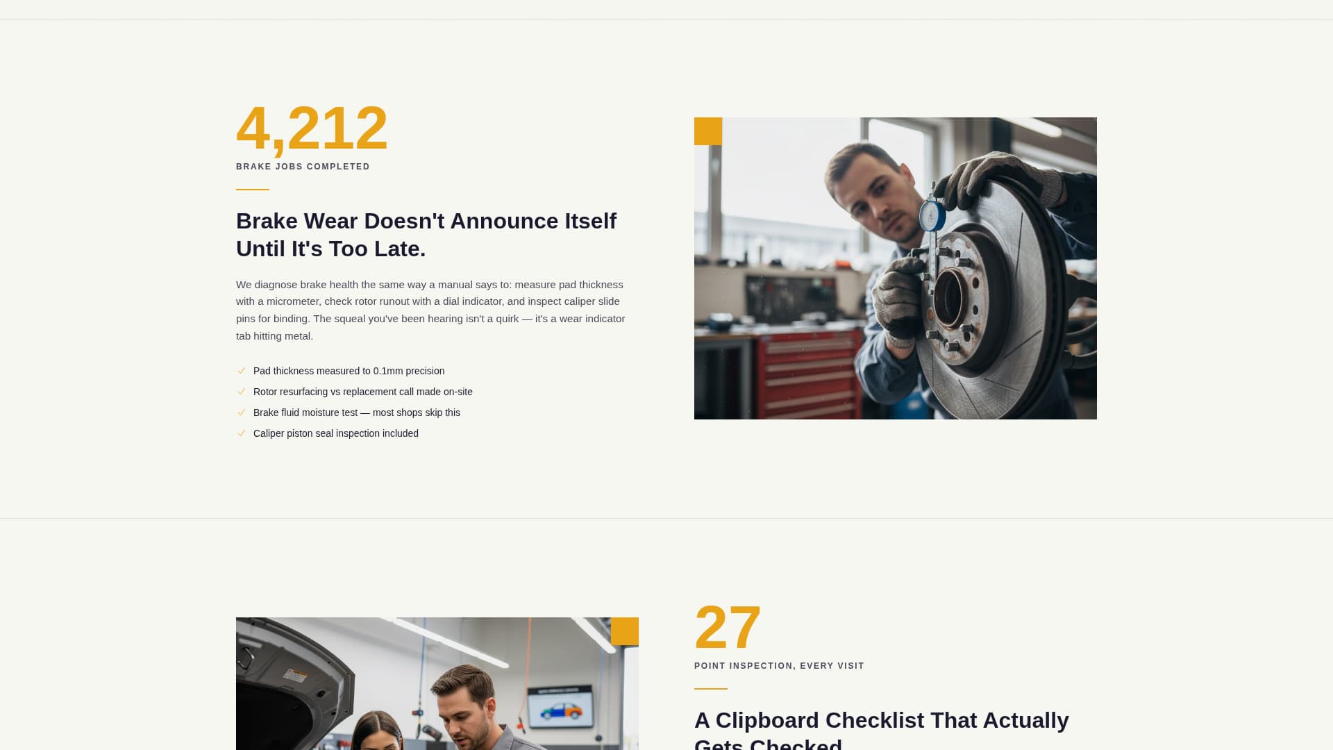 Precision — Licensed Auto Repair Landing Page Template