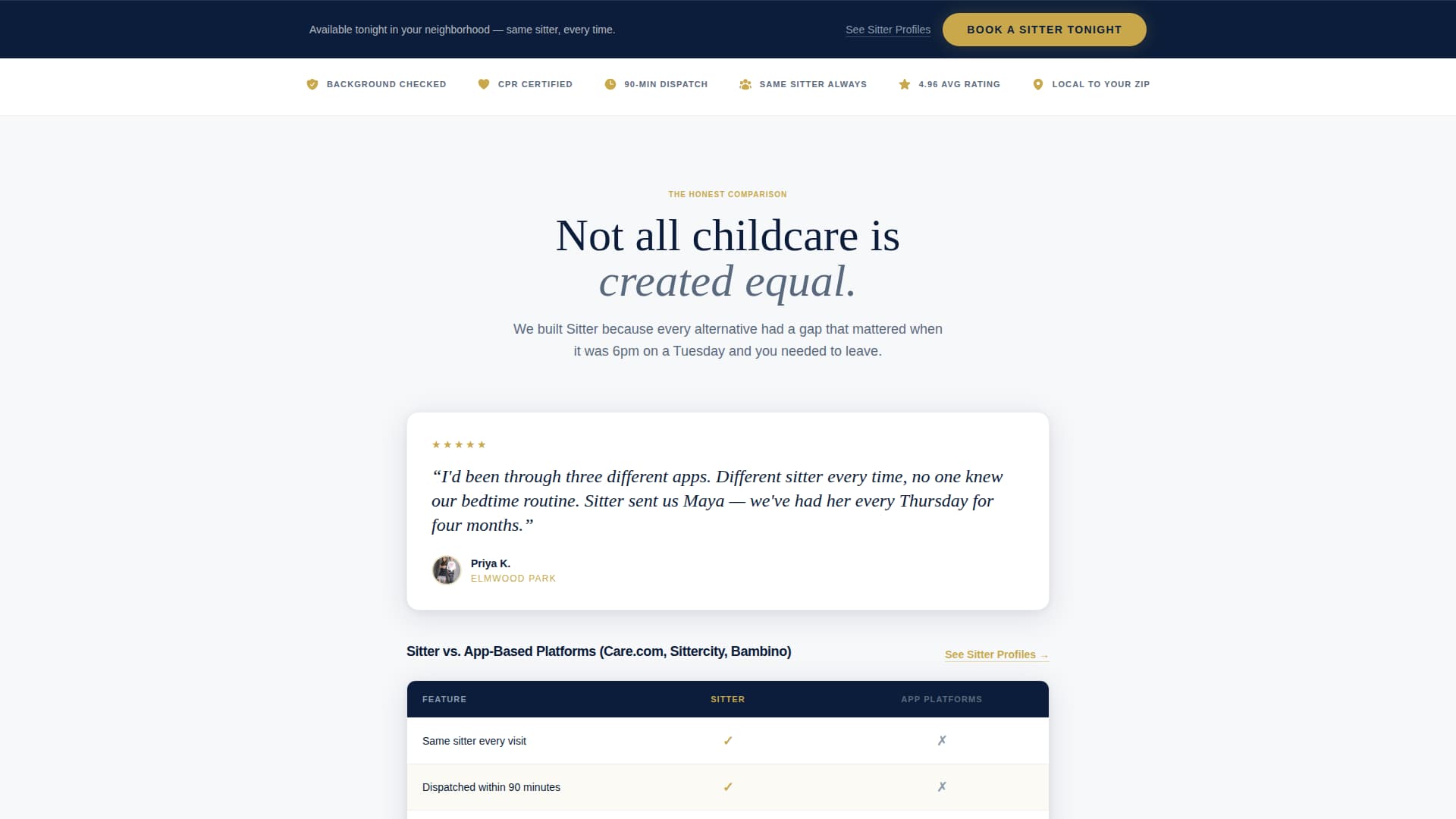 Companion — Verified Family Care Landing Page Template