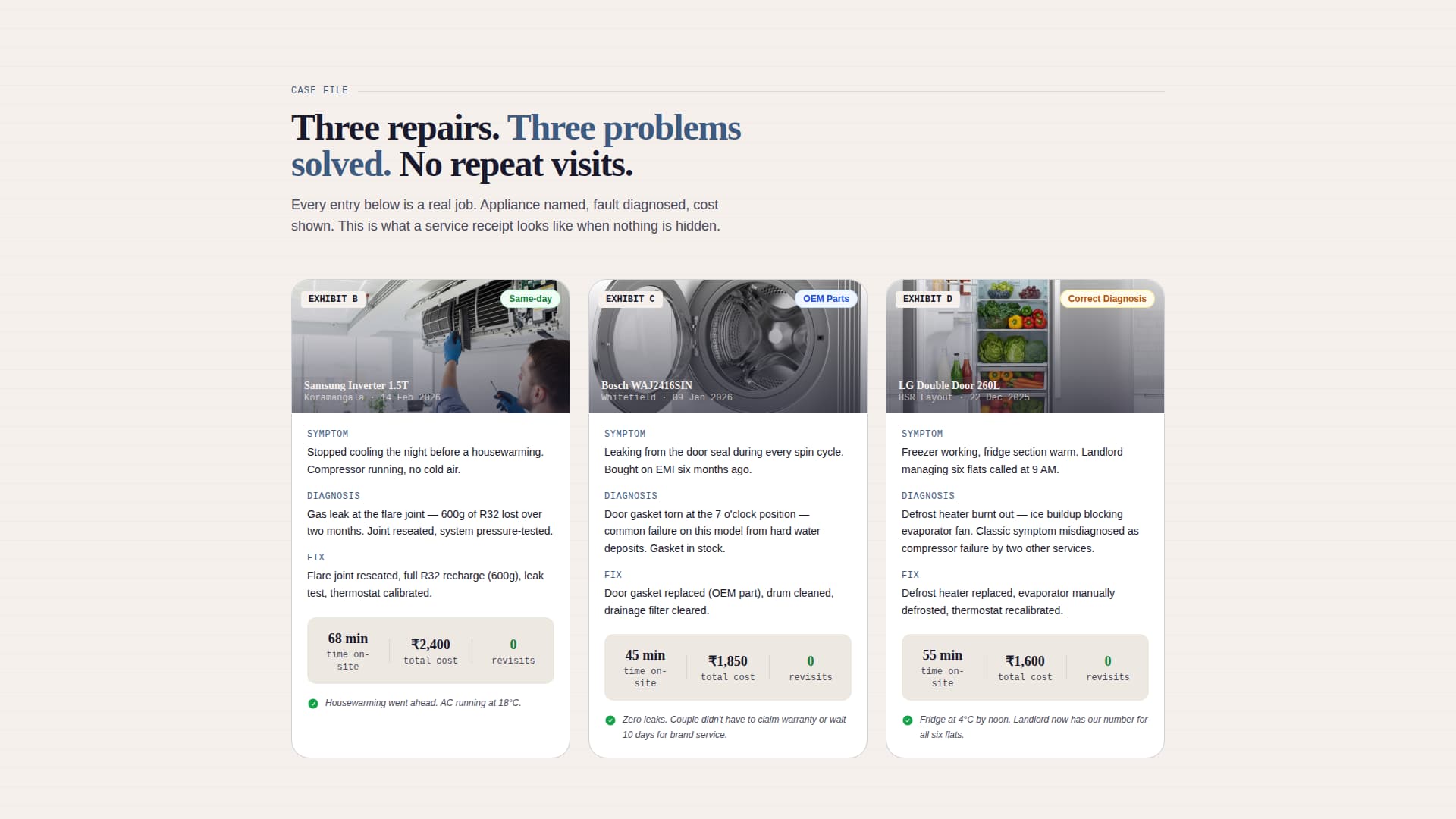Repairhub - Reliable Appliancerepair Landing Page Template