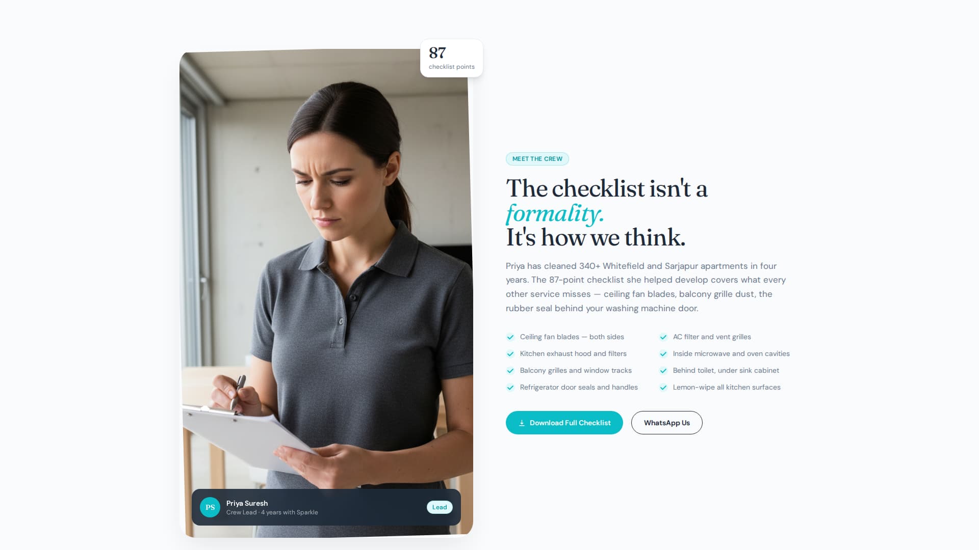 Sparkle - Trusted Cleaning Landing Page Template