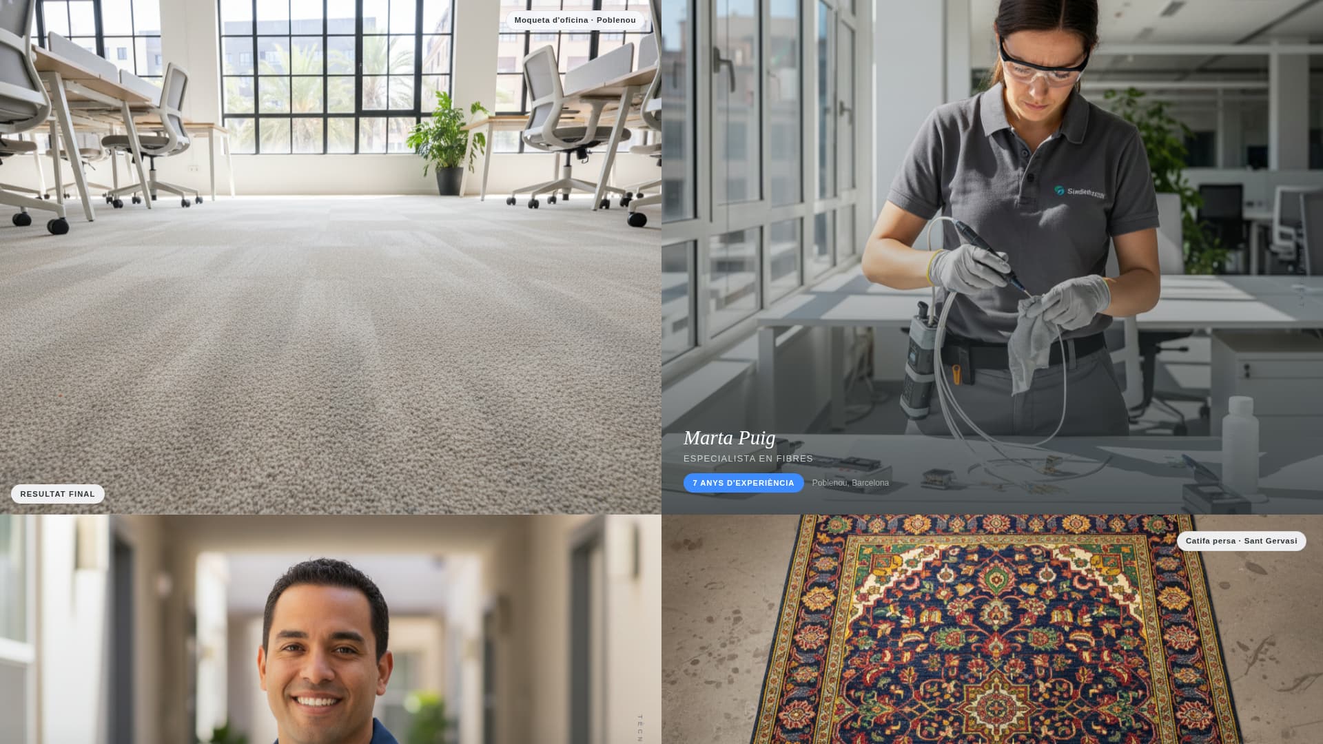 Neteja - Trusted Carpetcleaning Landing Page Template