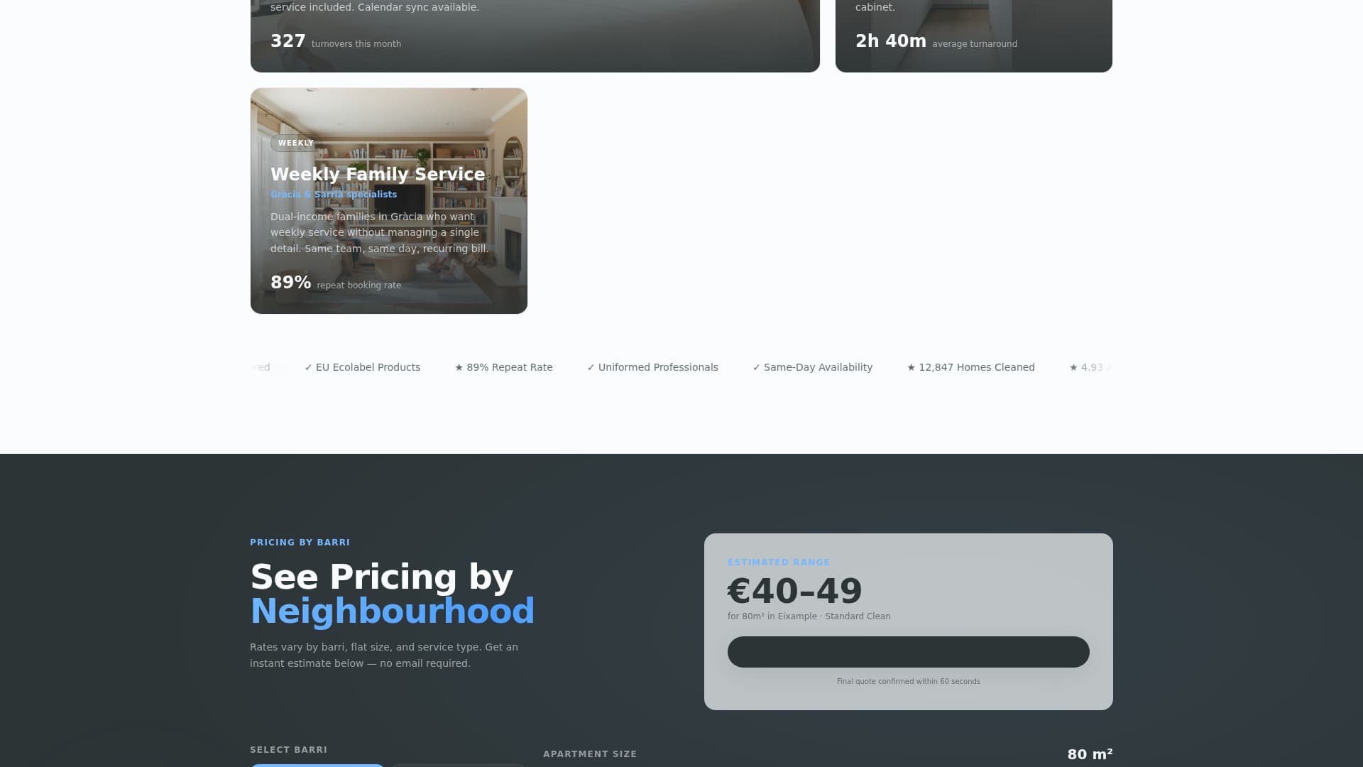Brillo - Spotless Cleaning Landing Page Template