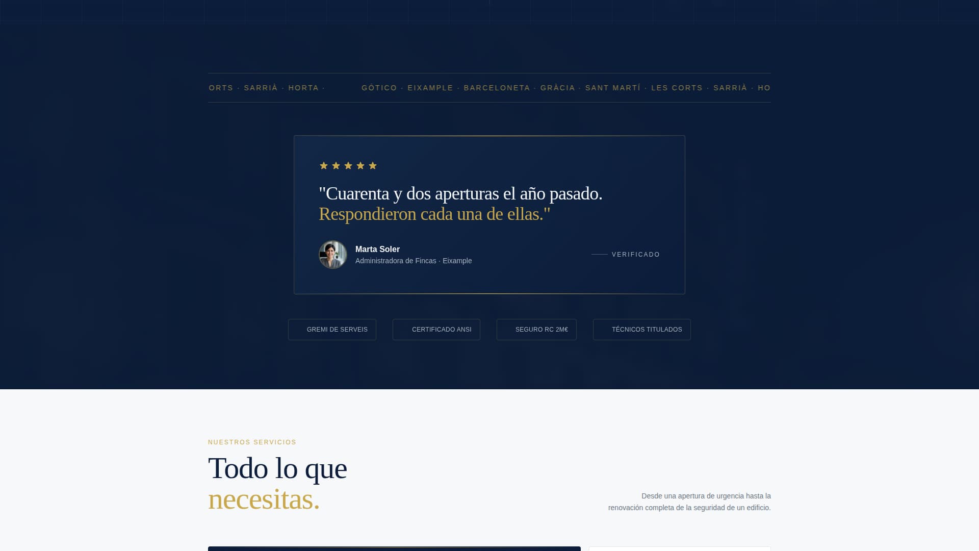 Clau - Trusted Locksmith Landing Page Template
