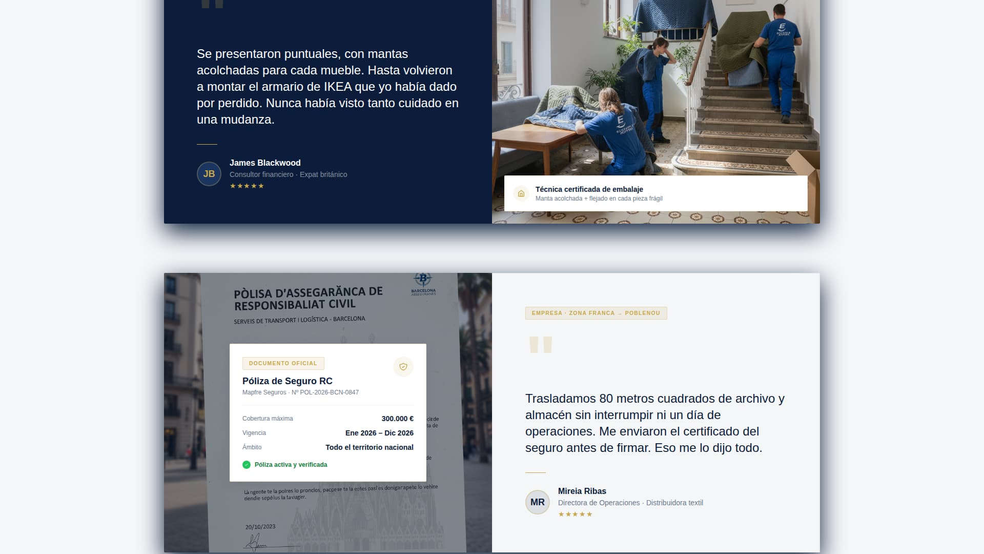 Traslado - Trusted Moving Landing Page Template
