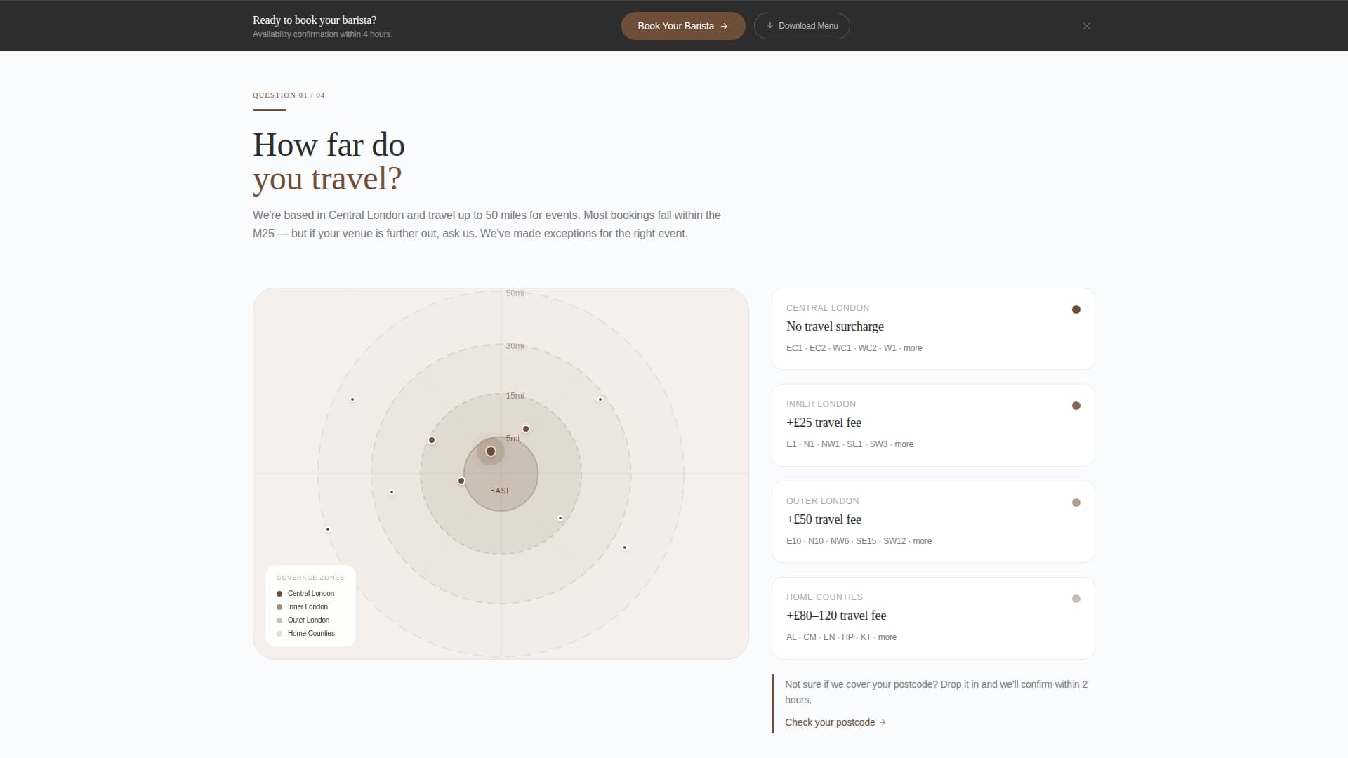 Barista - Polished Mobileespresso Landing Page Template