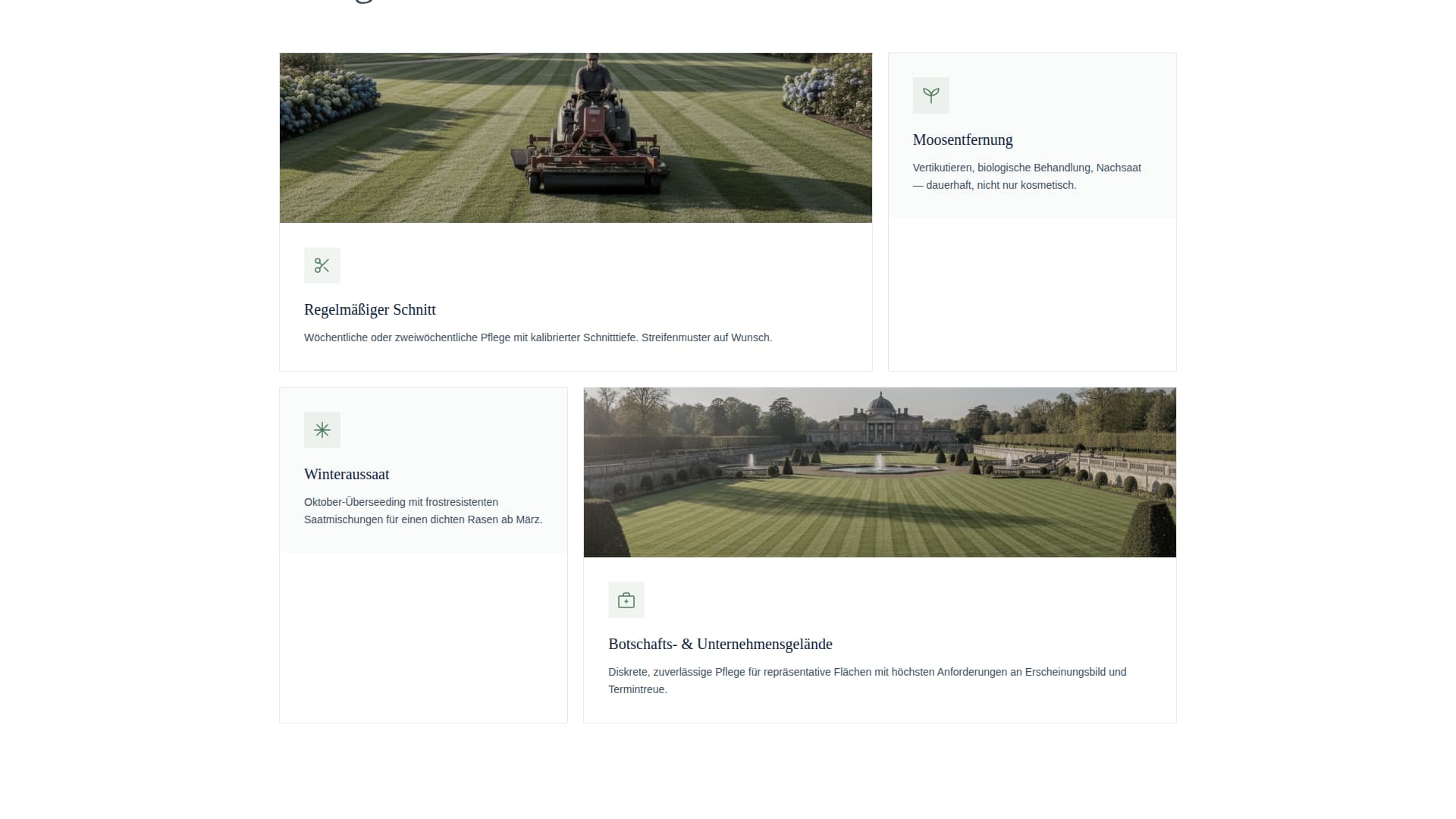 Mhen - Precision Lawncare Landing Page Template