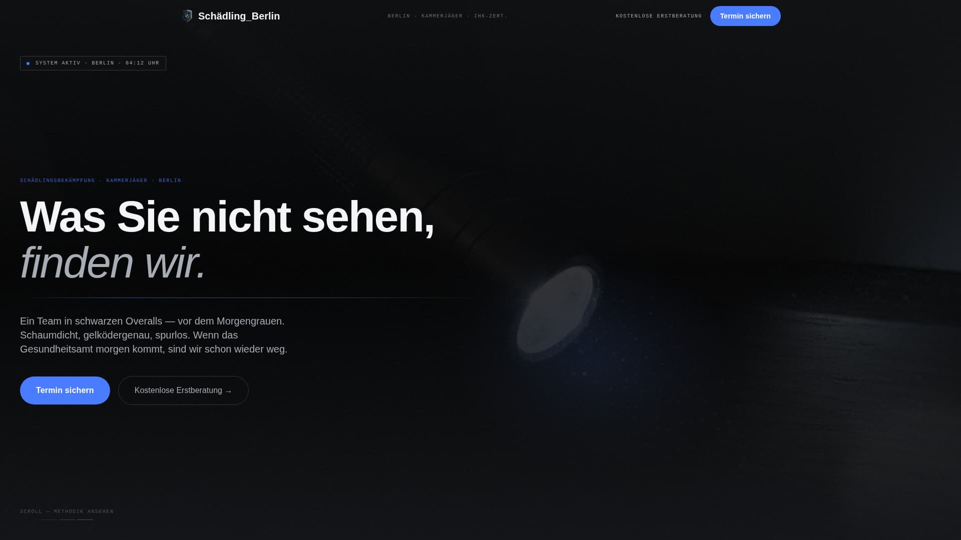 Schdling - Precision Pestcontrol Landing Page Template