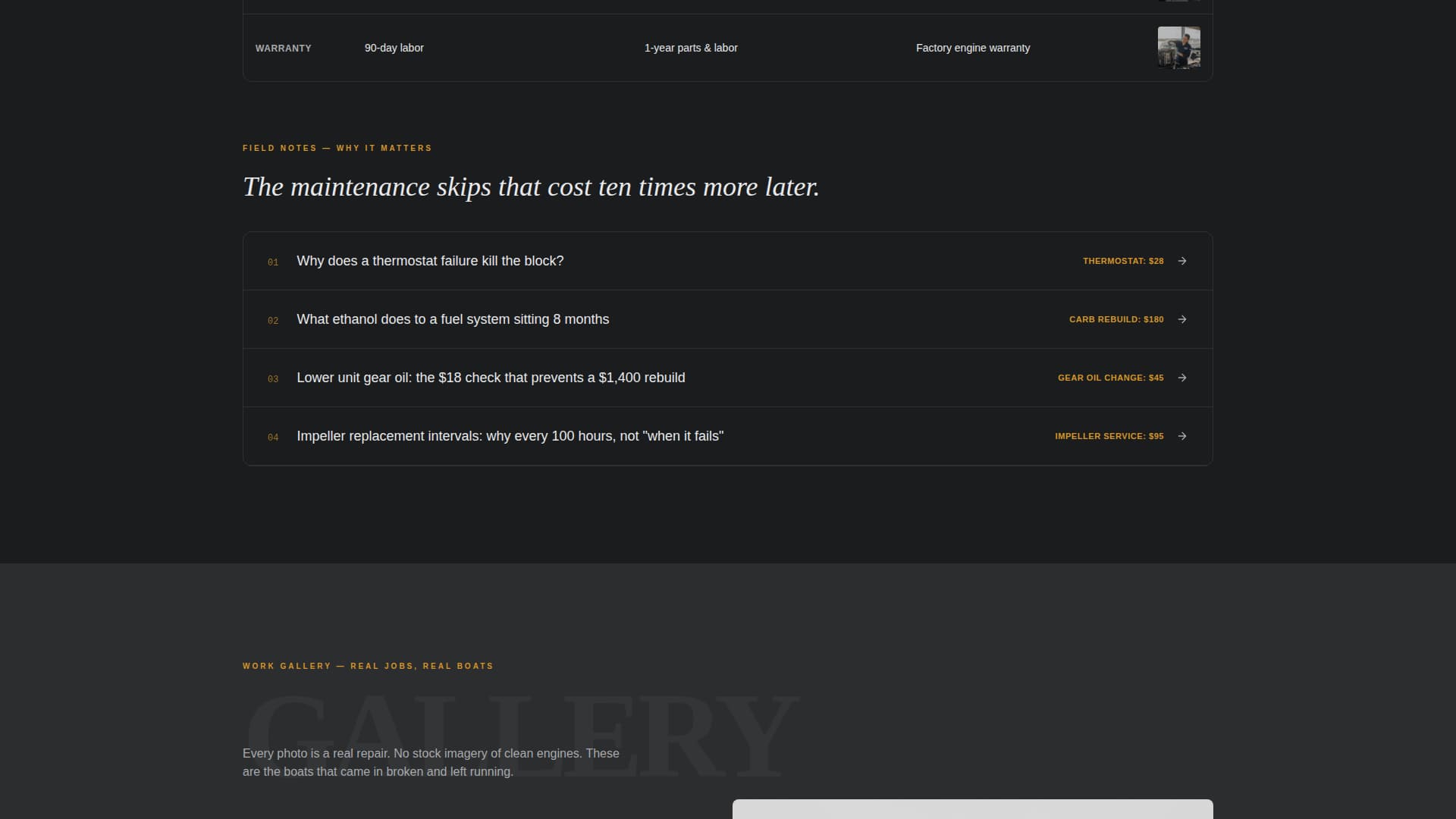 Bilge - Trusted Marine Landing Page Template