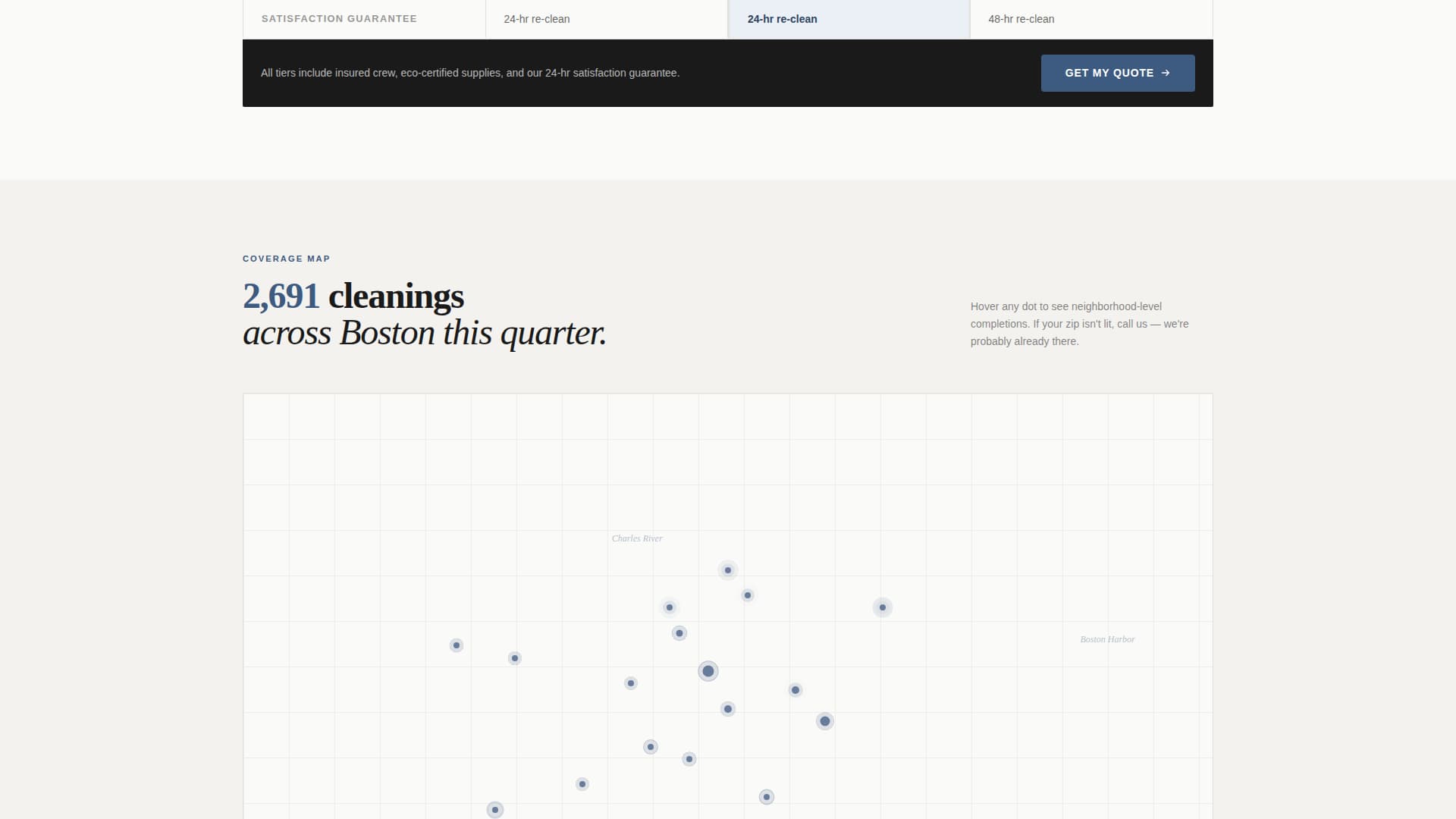 Spotless - Trusted Cleaning Landing Page Template