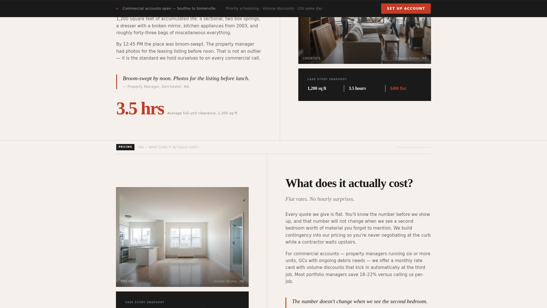Haul - Authoritative Junkremoval Landing Page Template