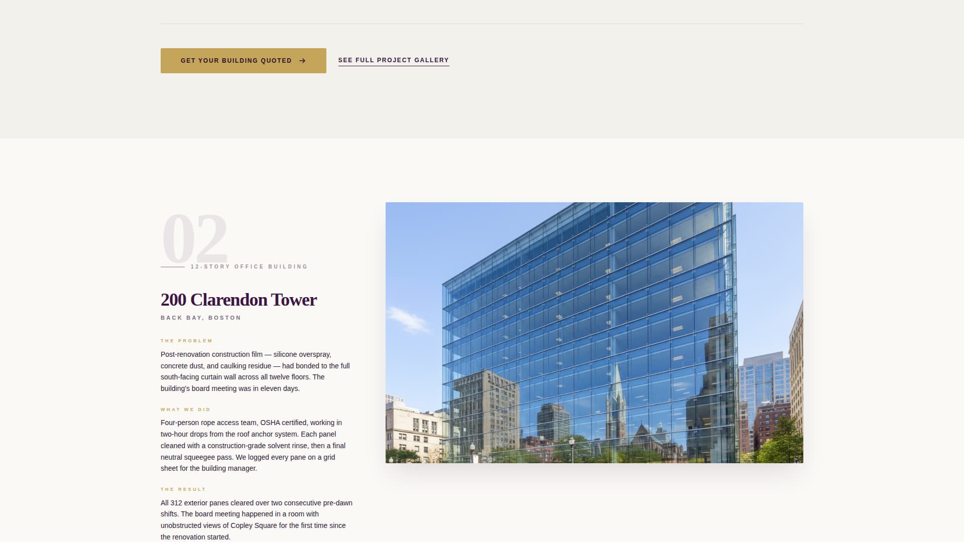 Squeegee - Reliable Windowcleaning Landing Page Template