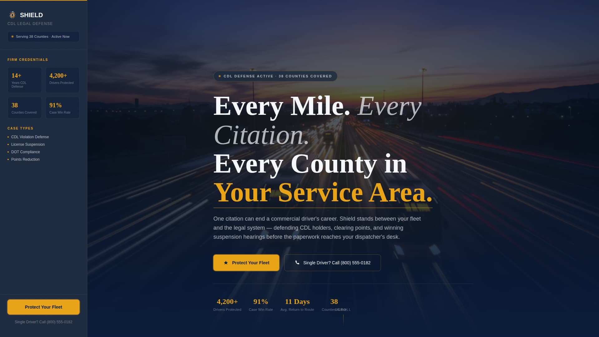 Bus Driver Reviews Website Template