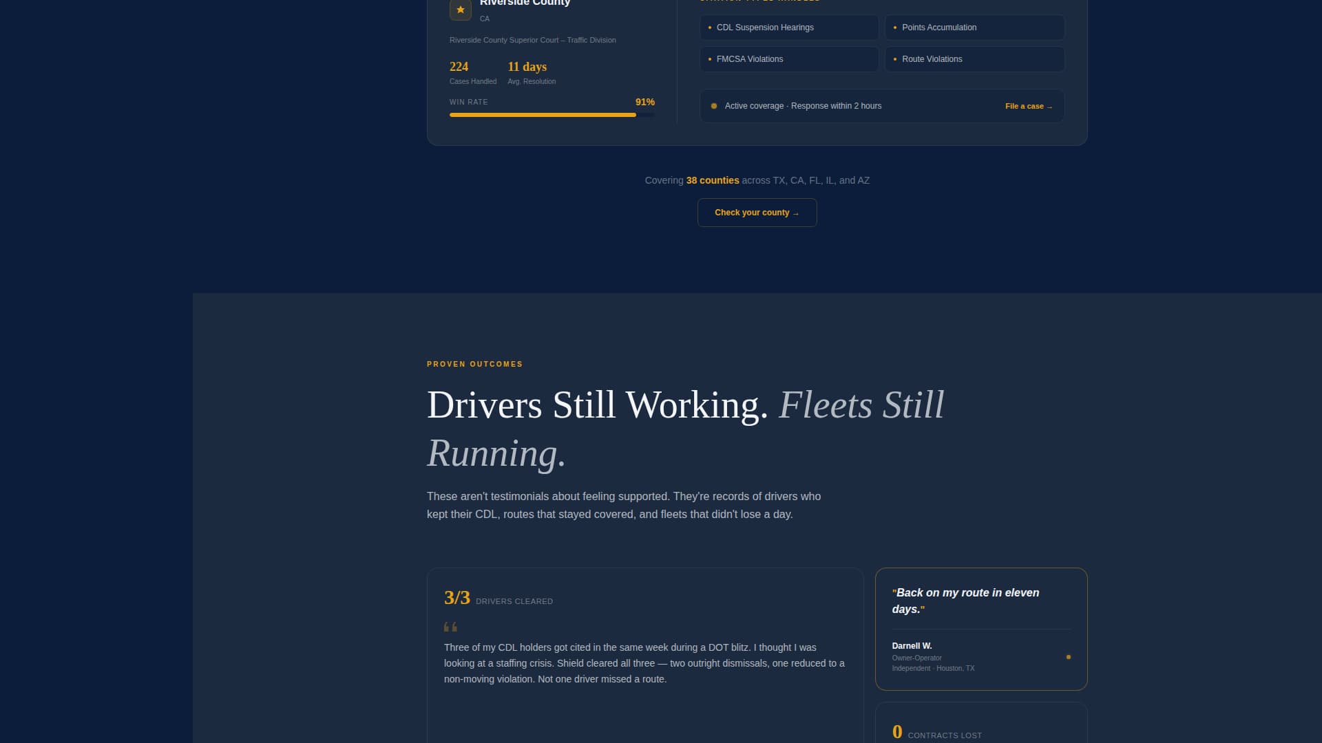 Bus Driver Reviews Website Template