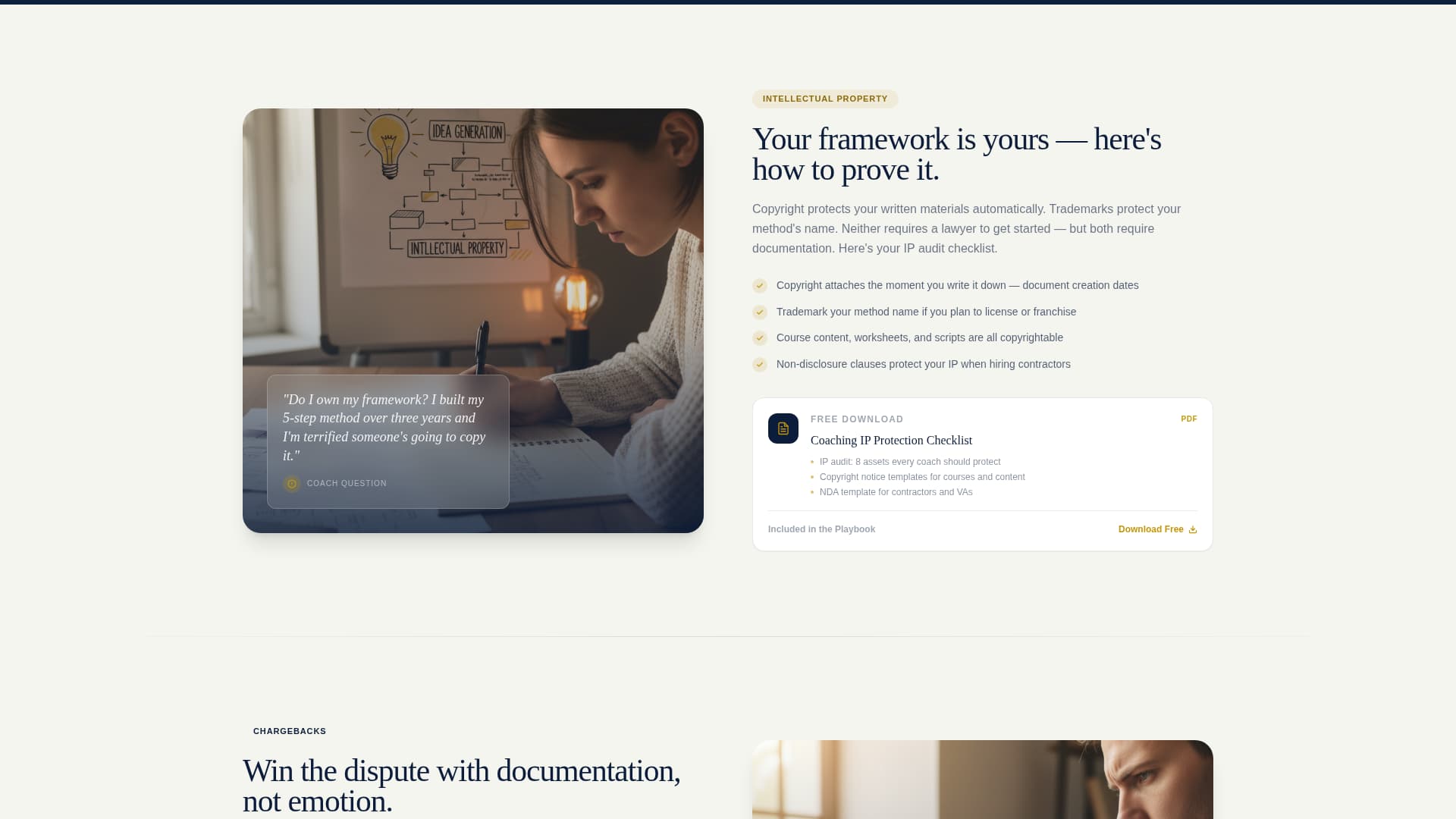 Business Coach Professional Website Template