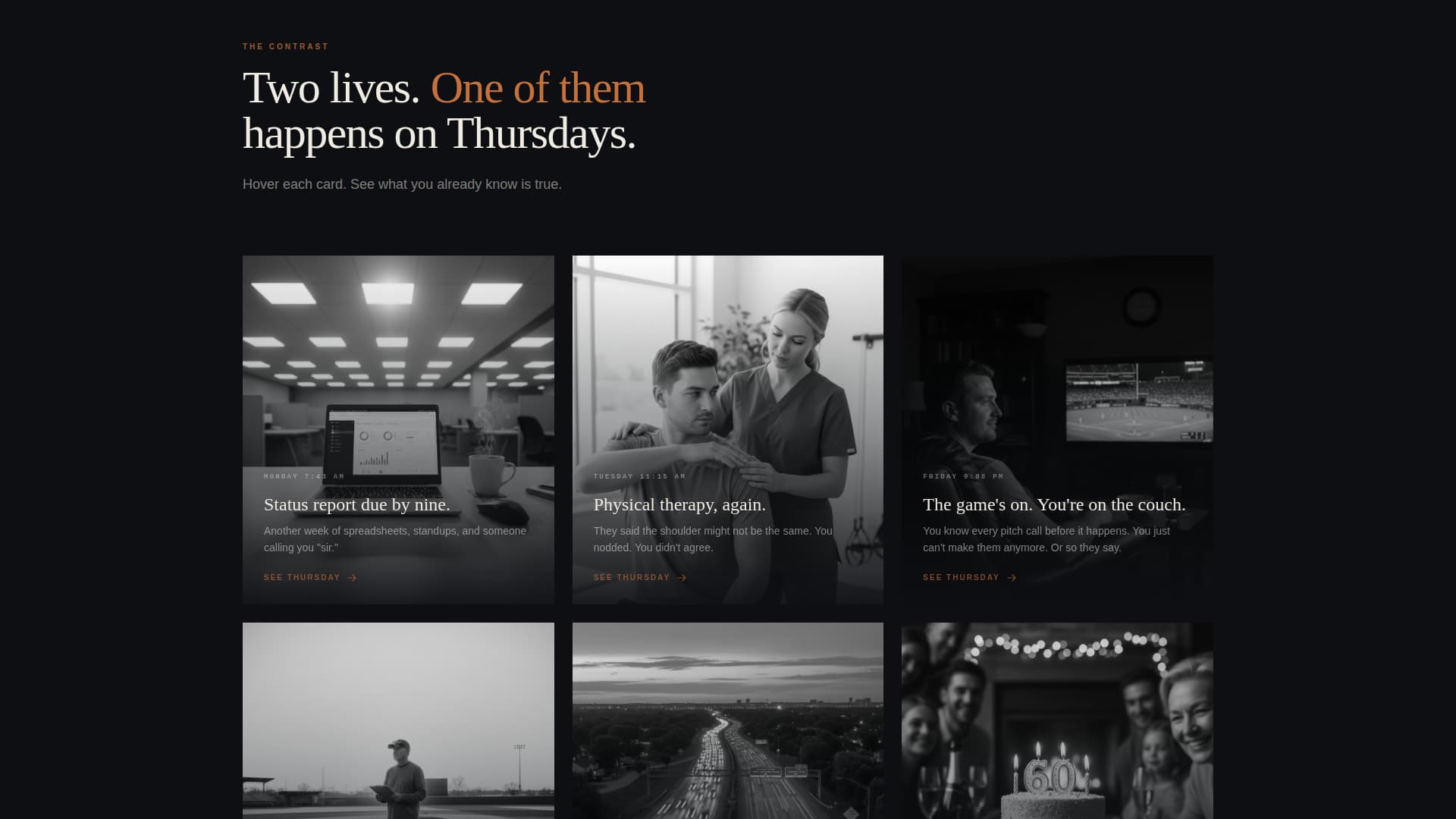 Diamond - Cinematic Senior League Landing Page Template