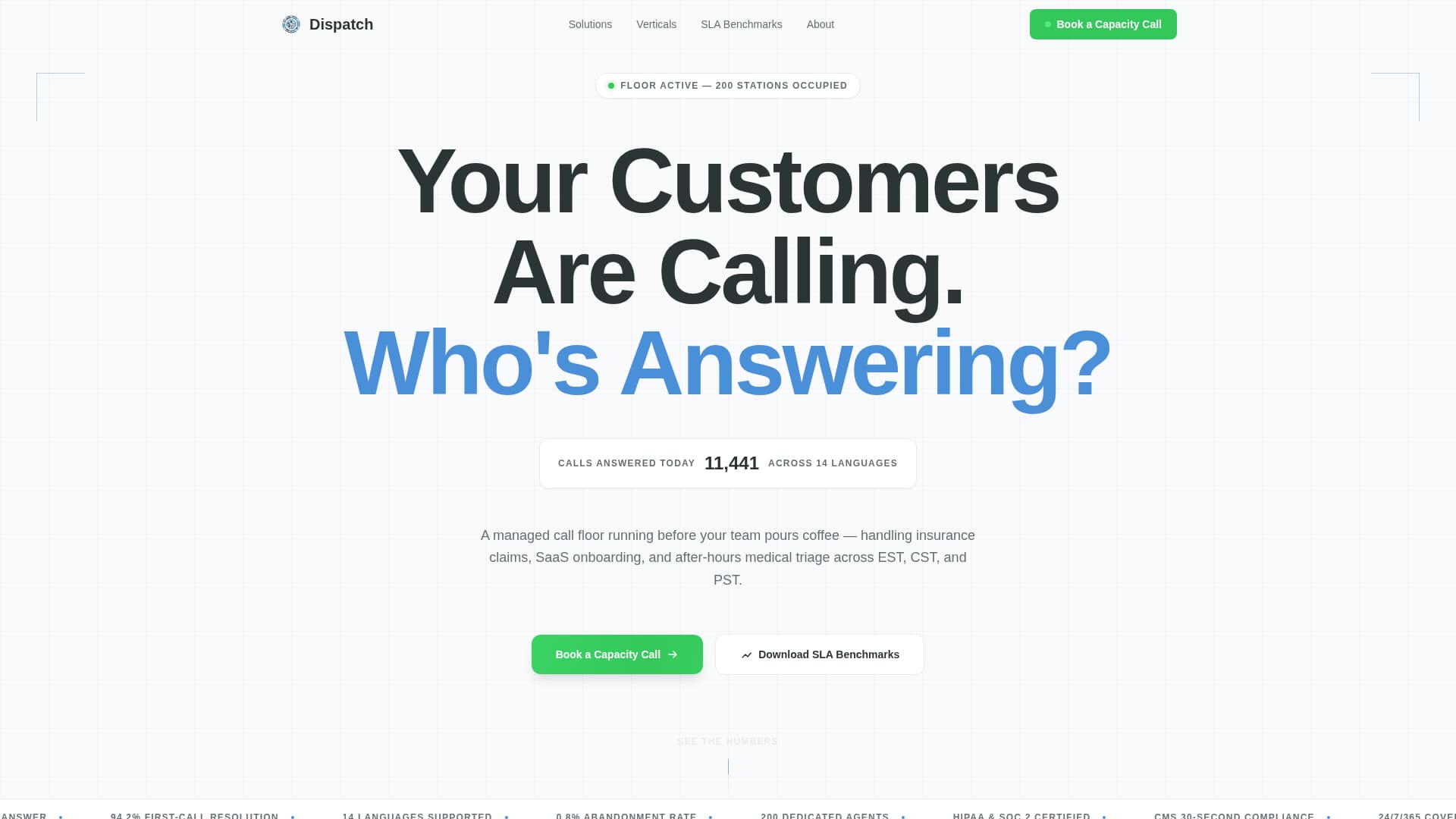 Outsourcing & BPO Booking Website Template
