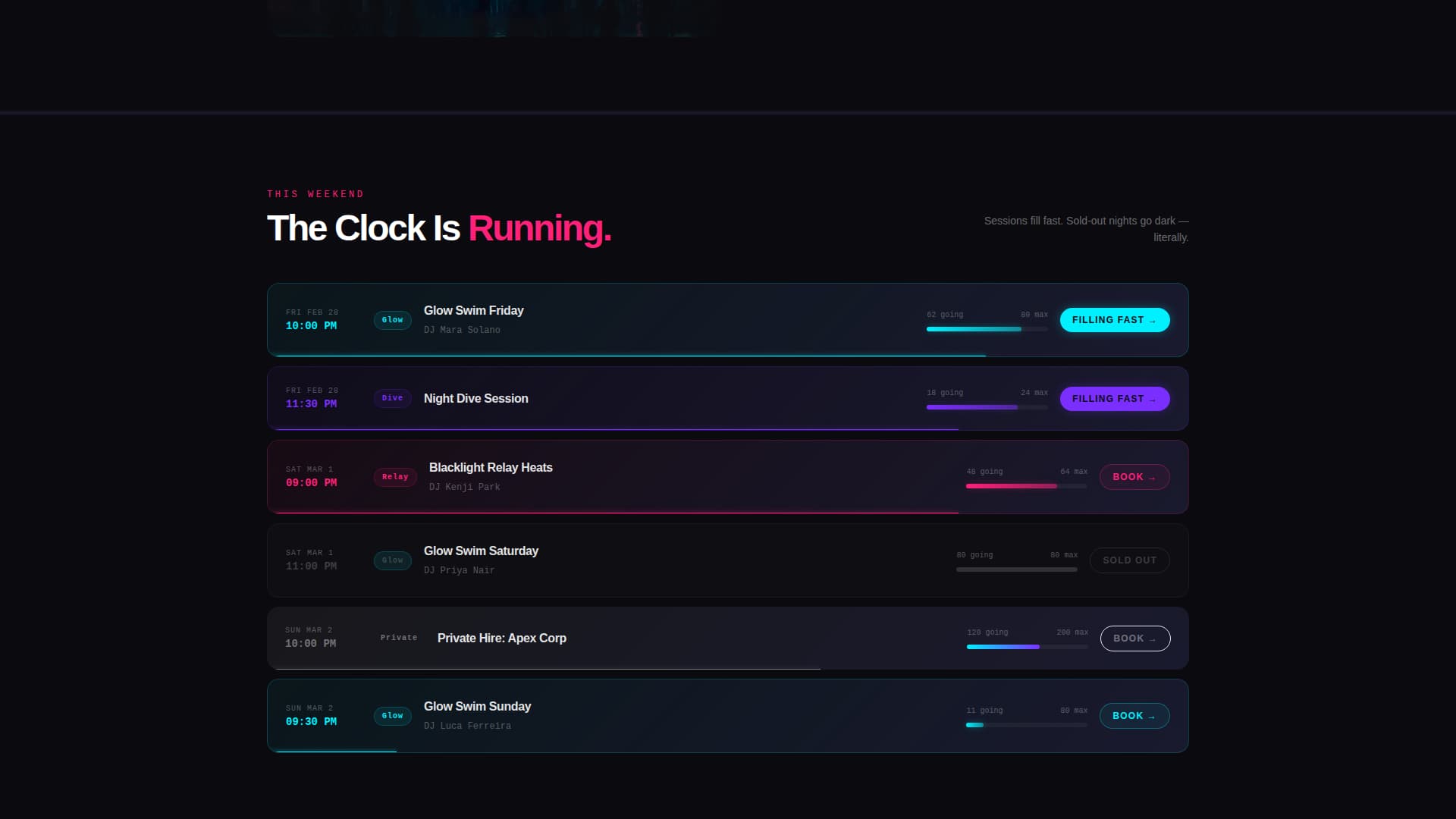 Cascade — Thrilling Aquatic Sports Landing Page Template