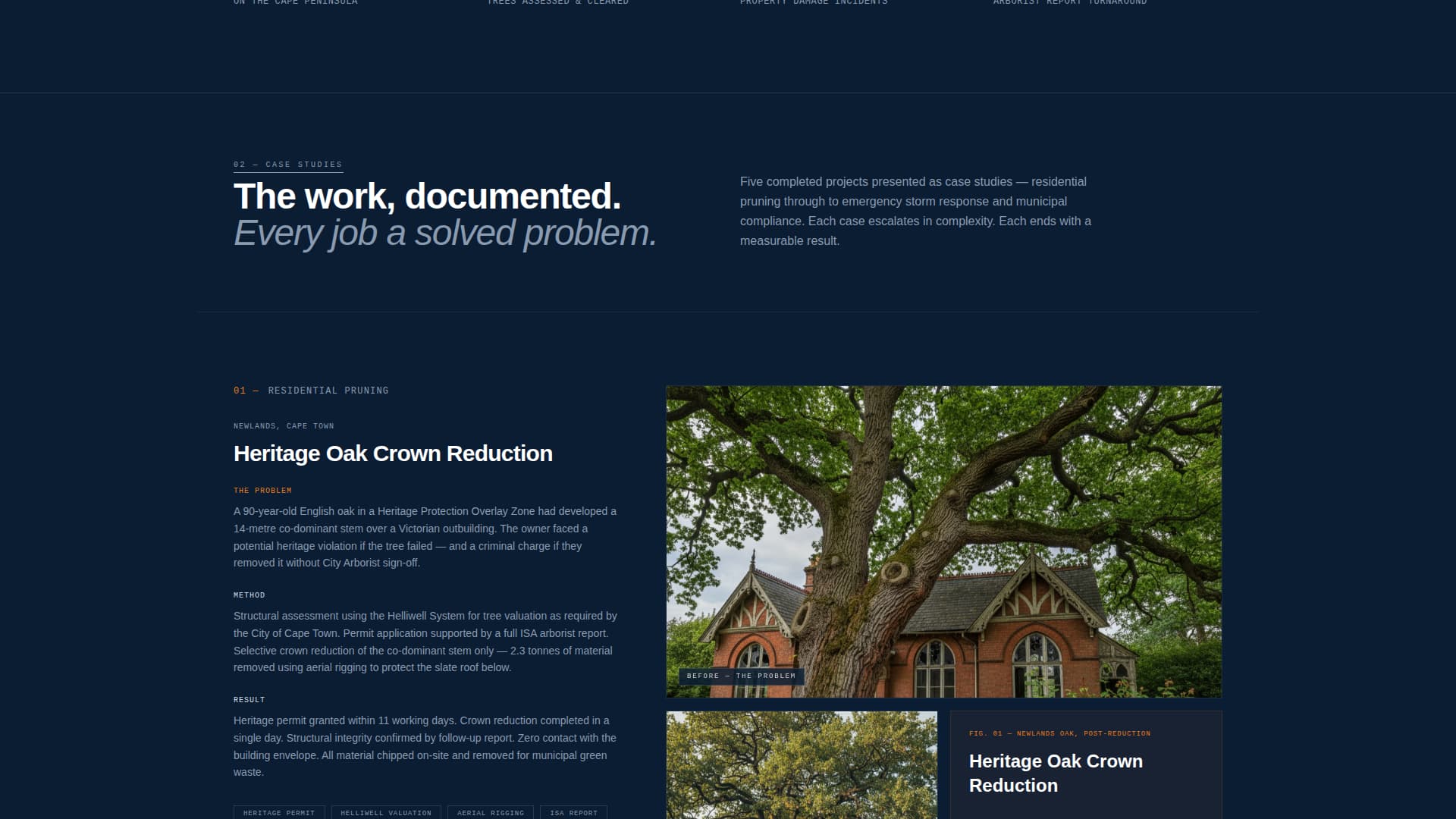 Canopy - Precision Arborist Landing Page Template