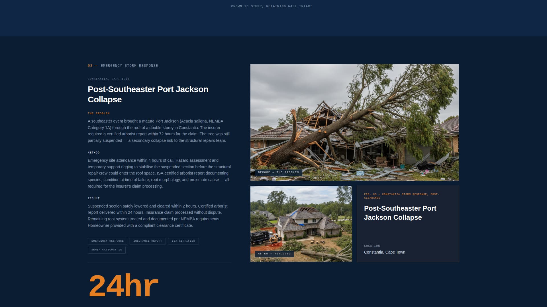 Canopy - Precision Arborist Landing Page Template