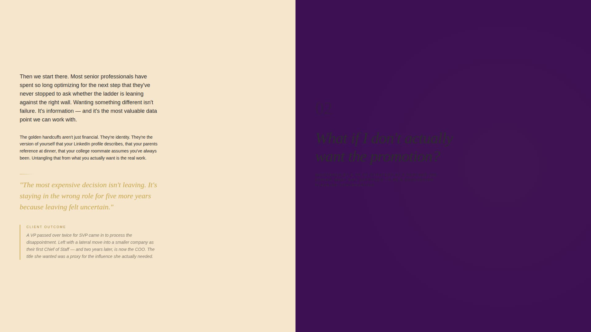Career Coach Booking Website Template