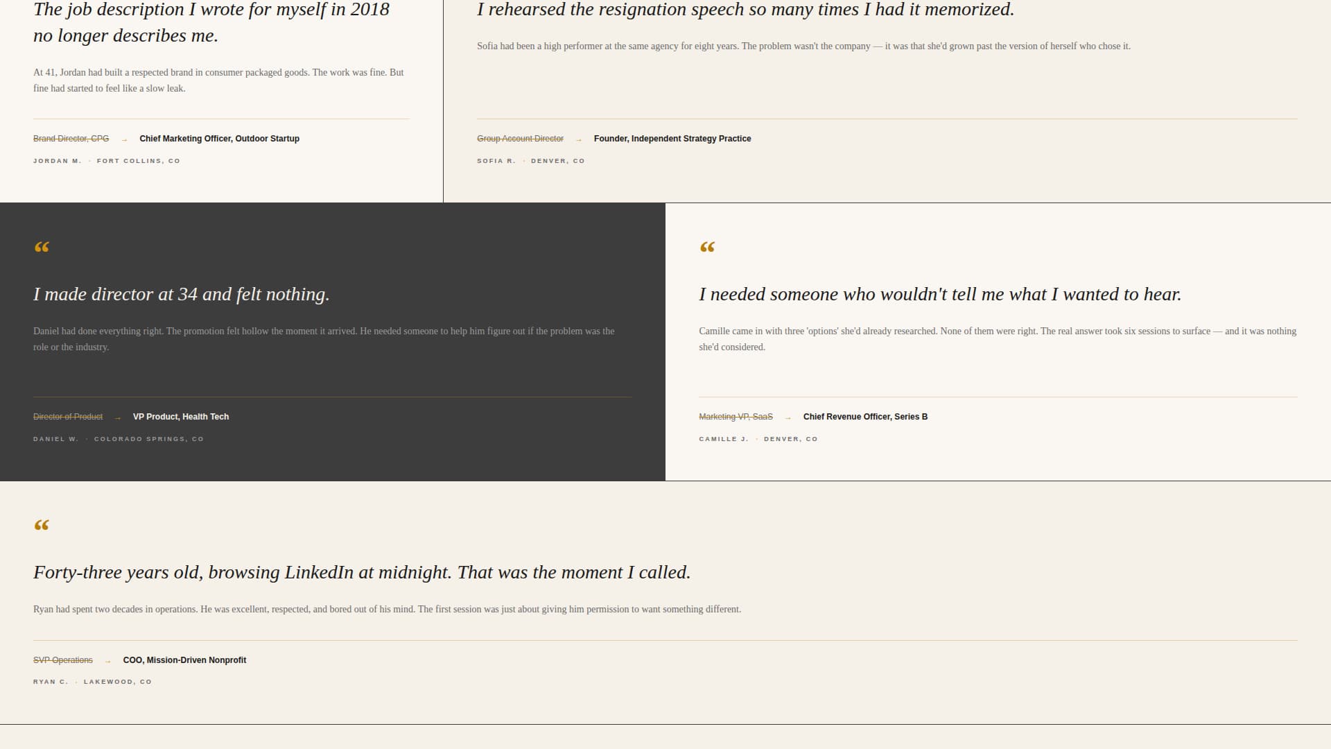 Career Coach Specialist Booking Website Template