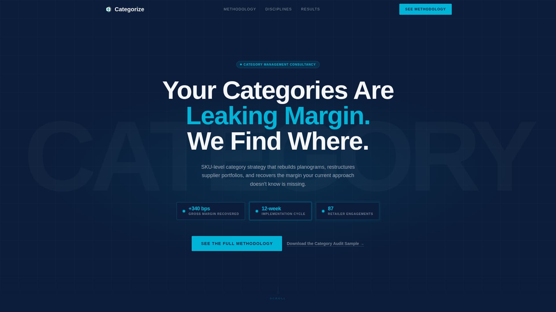 Supply Chain & Procurement Professional Website Template