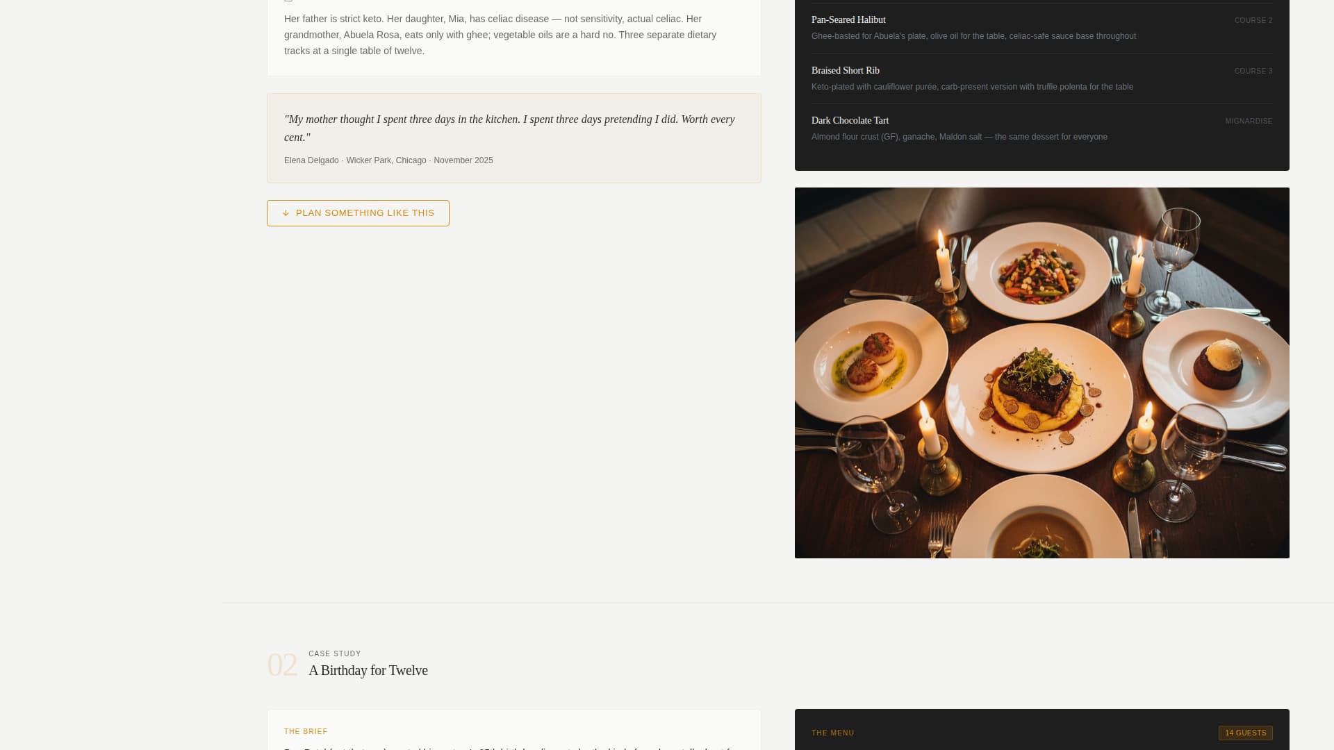 Sear - Precision Chef Landing Page Template