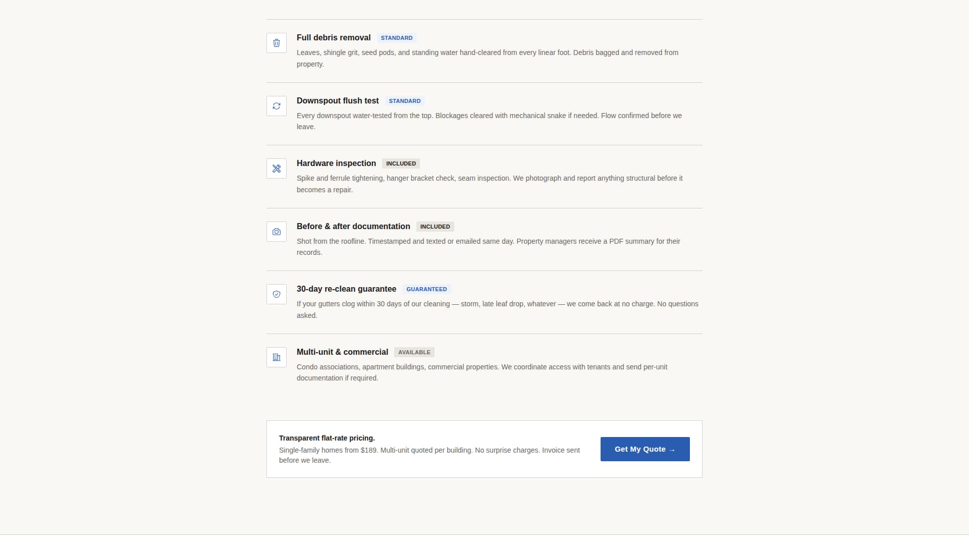 Gutter - Authoritative Chicago Landing Page Template