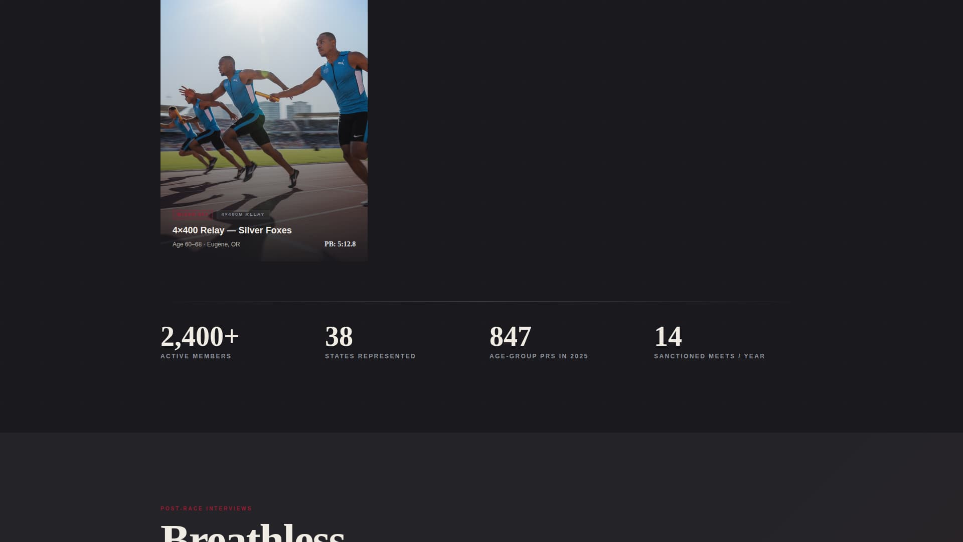 Stride - Powerful Masters Landing Page Template