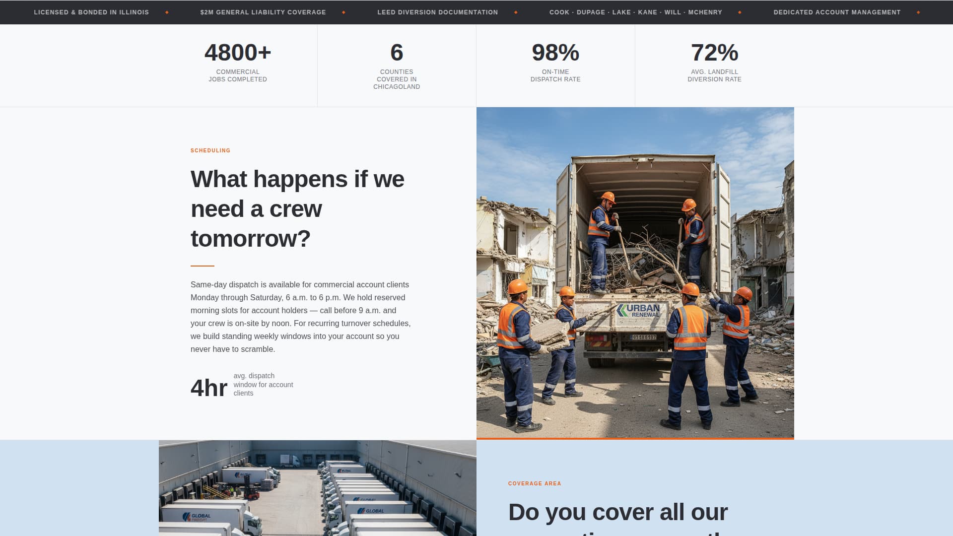 Remove — Efficient Junk Removal Landing Page Template