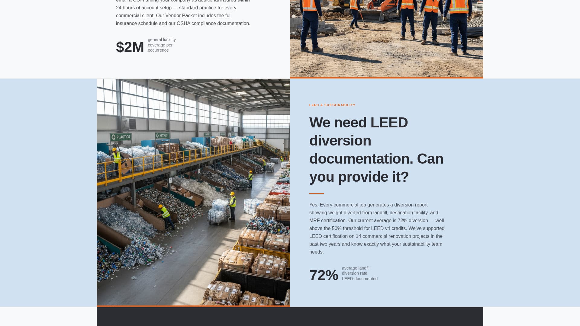 Remove — Efficient Junk Removal Landing Page Template