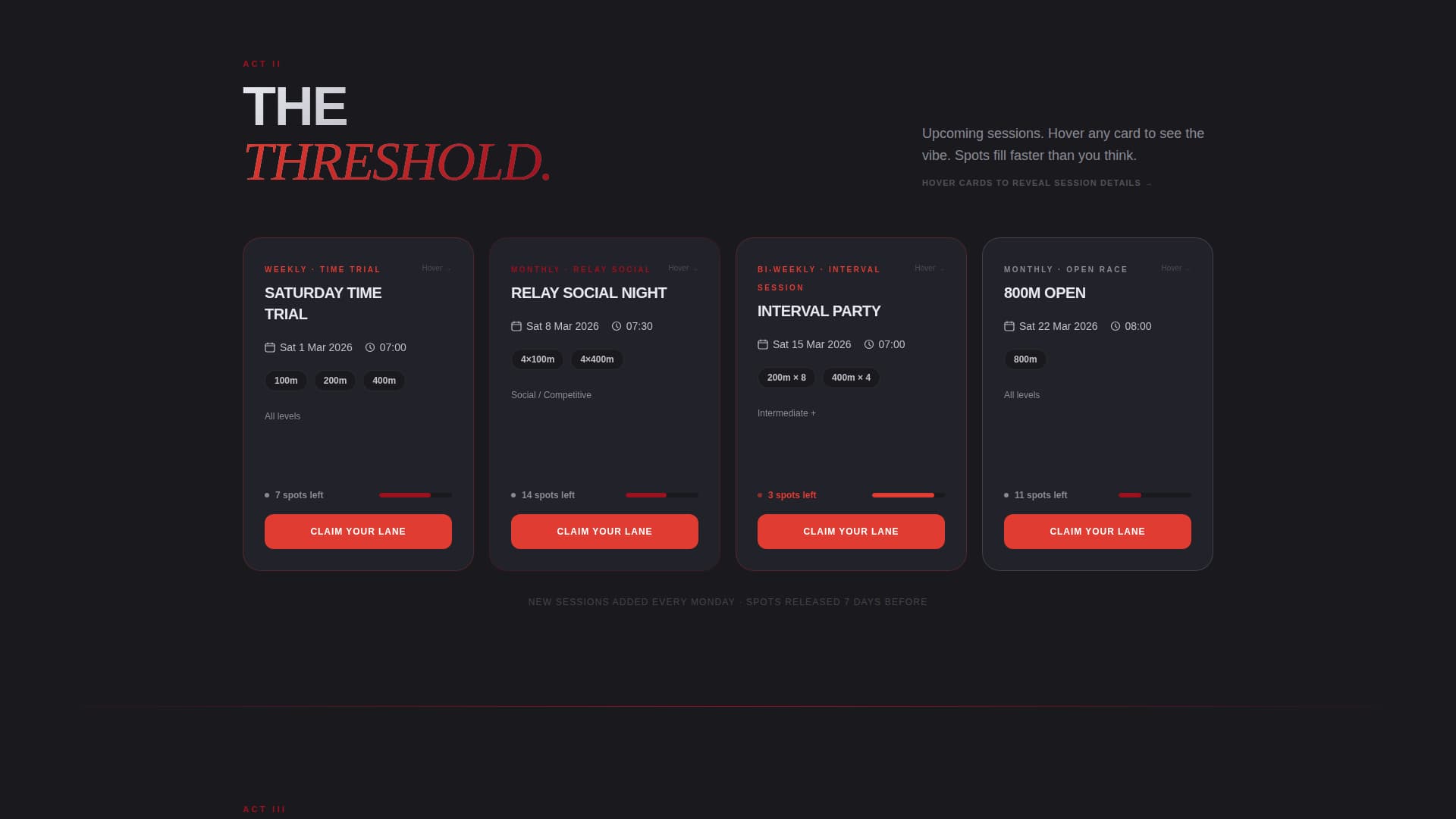 Sprint - Dynamic Track & Field Landing Page Template