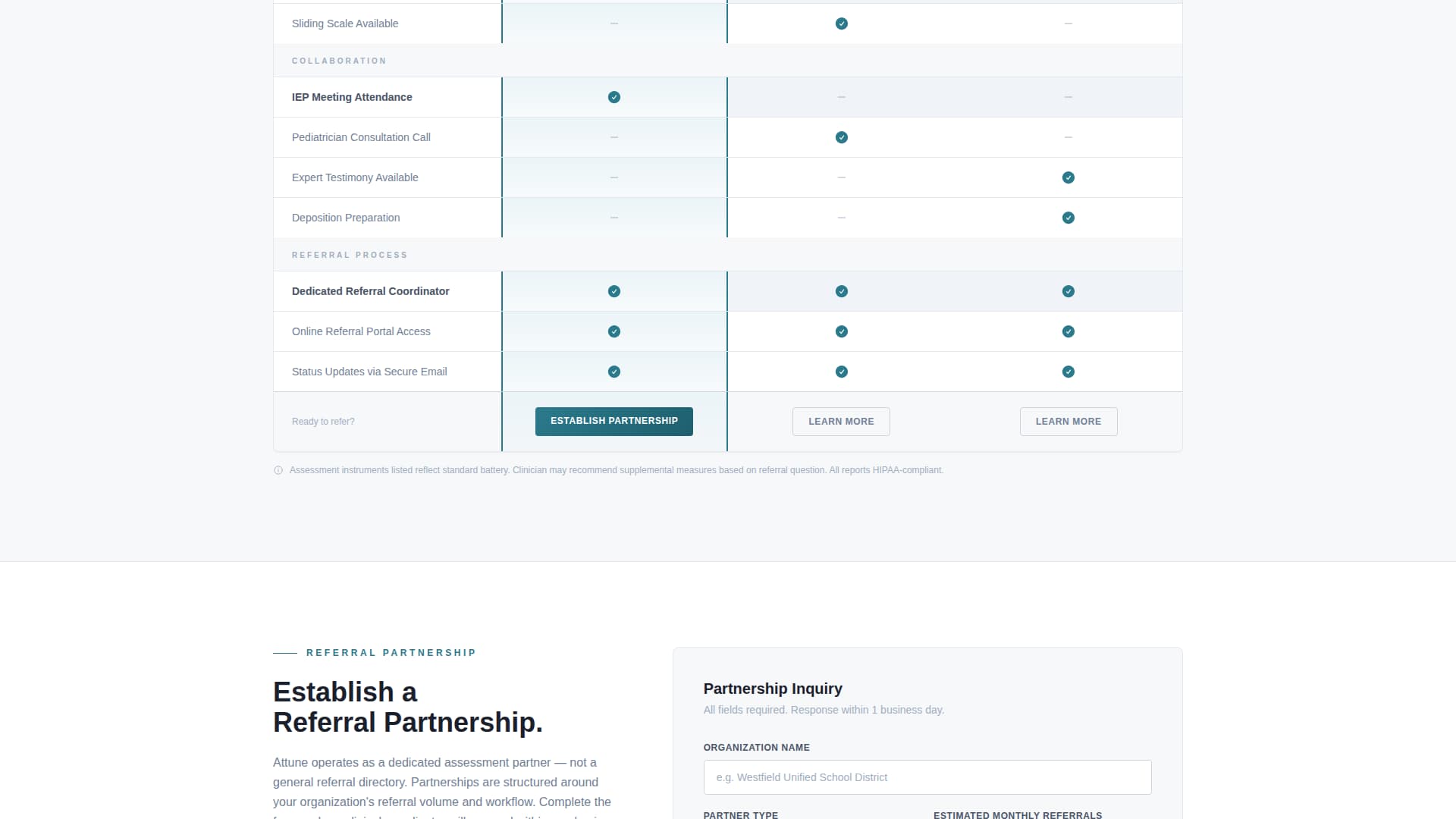 Attune - Precise Psychologist Landing Page Template