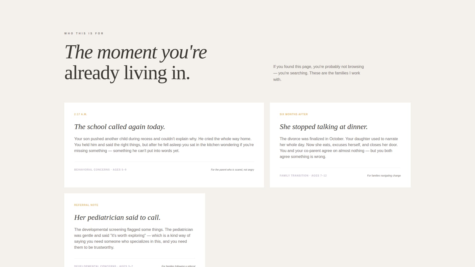 Nurture - Trusted Childpsychologist Landing Page Template