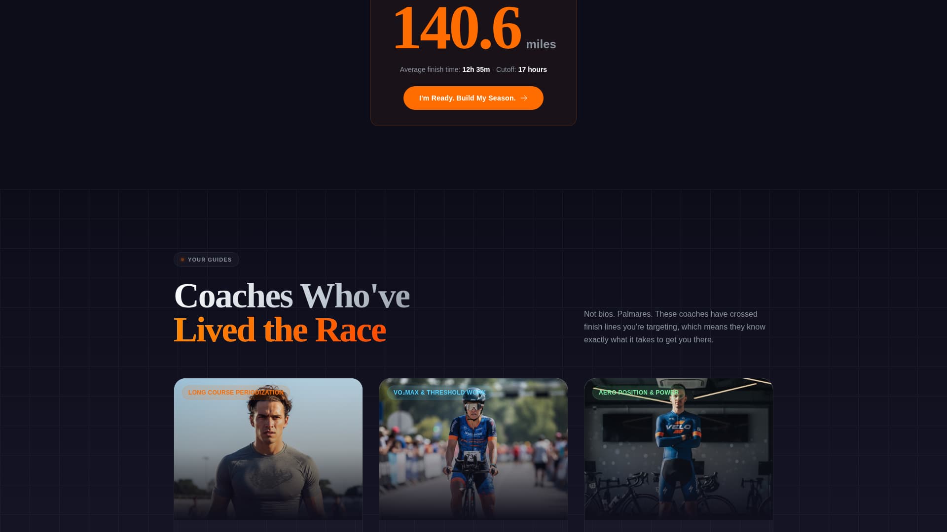 Triforge - Dynamic Triathlon Landing Page Template