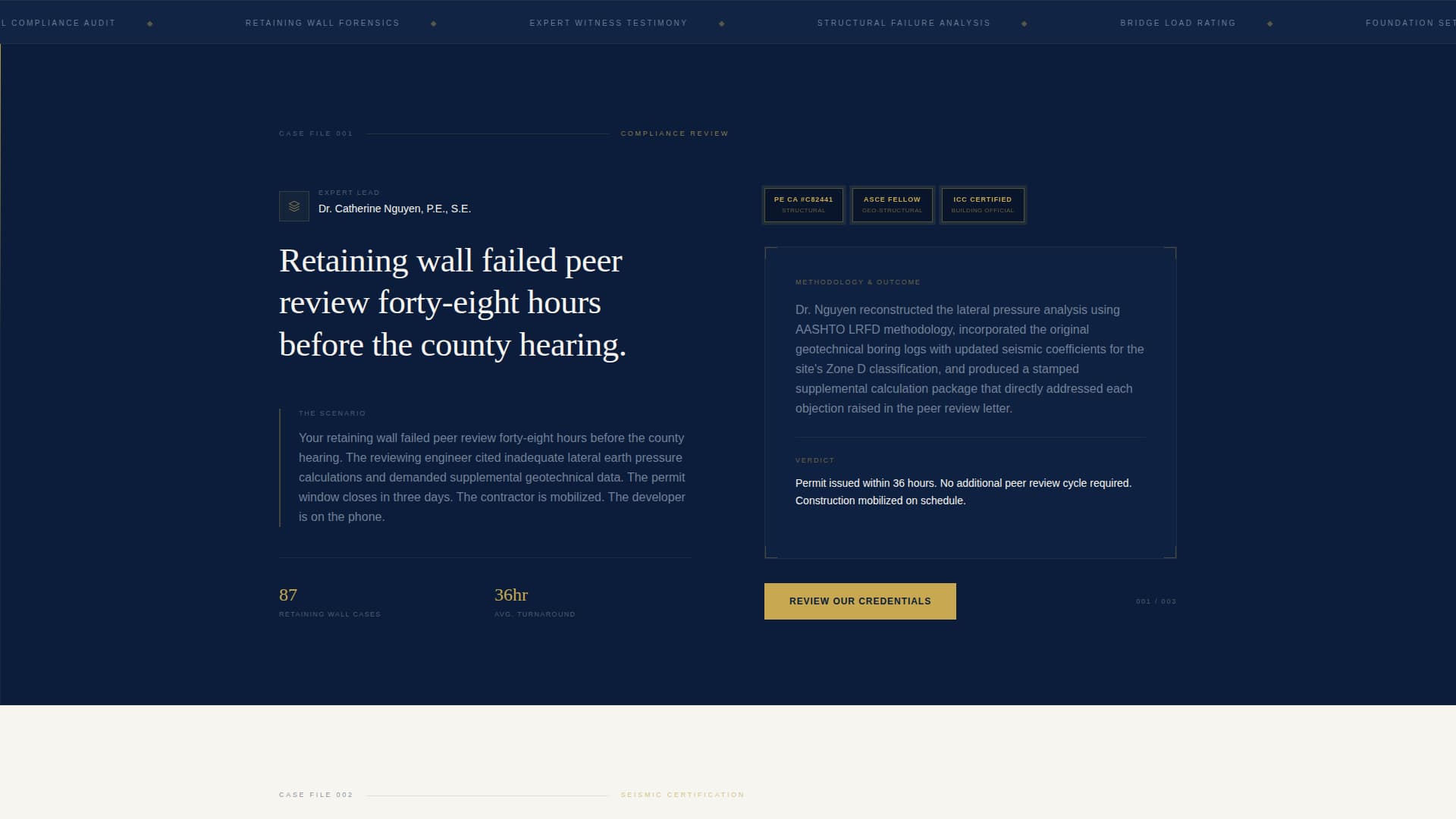 Fortify - Authoritative Engineering Landing Page Template