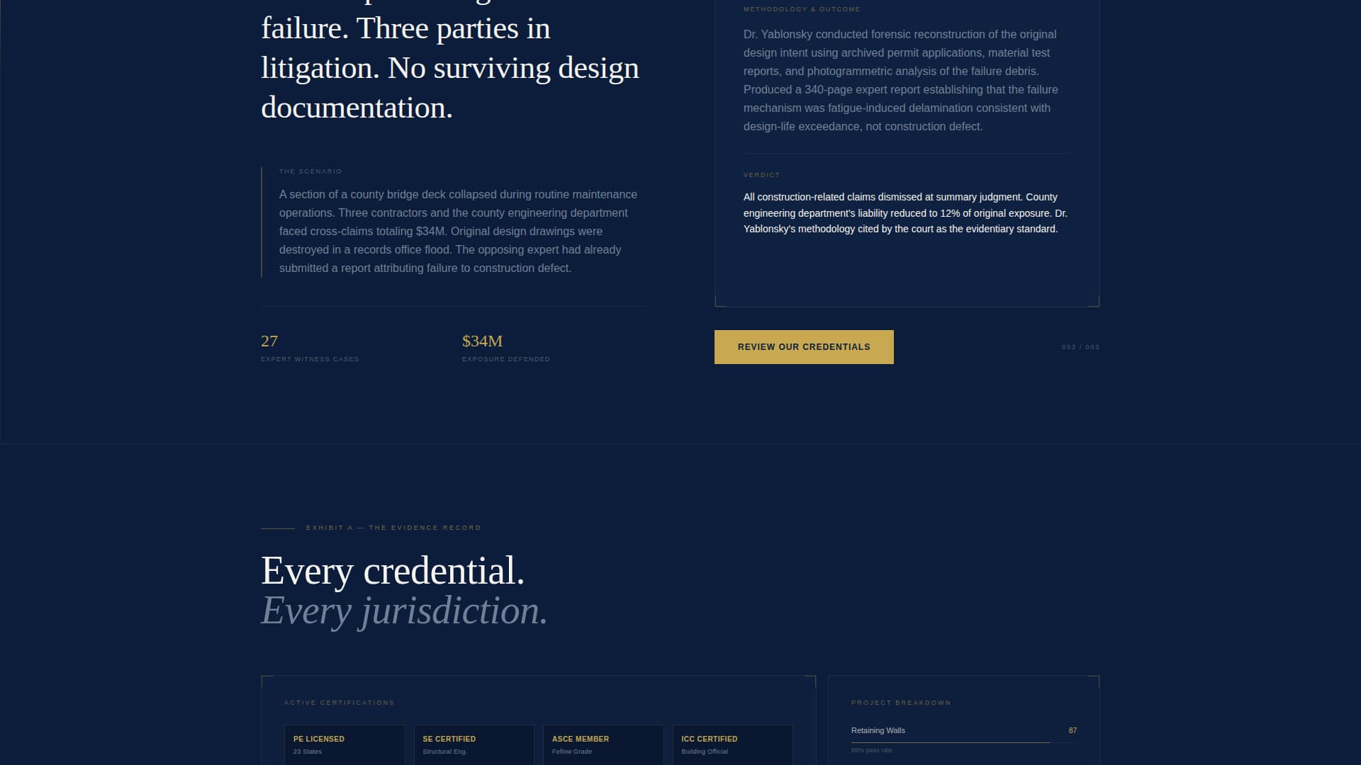 Fortify - Authoritative Engineering Landing Page Template