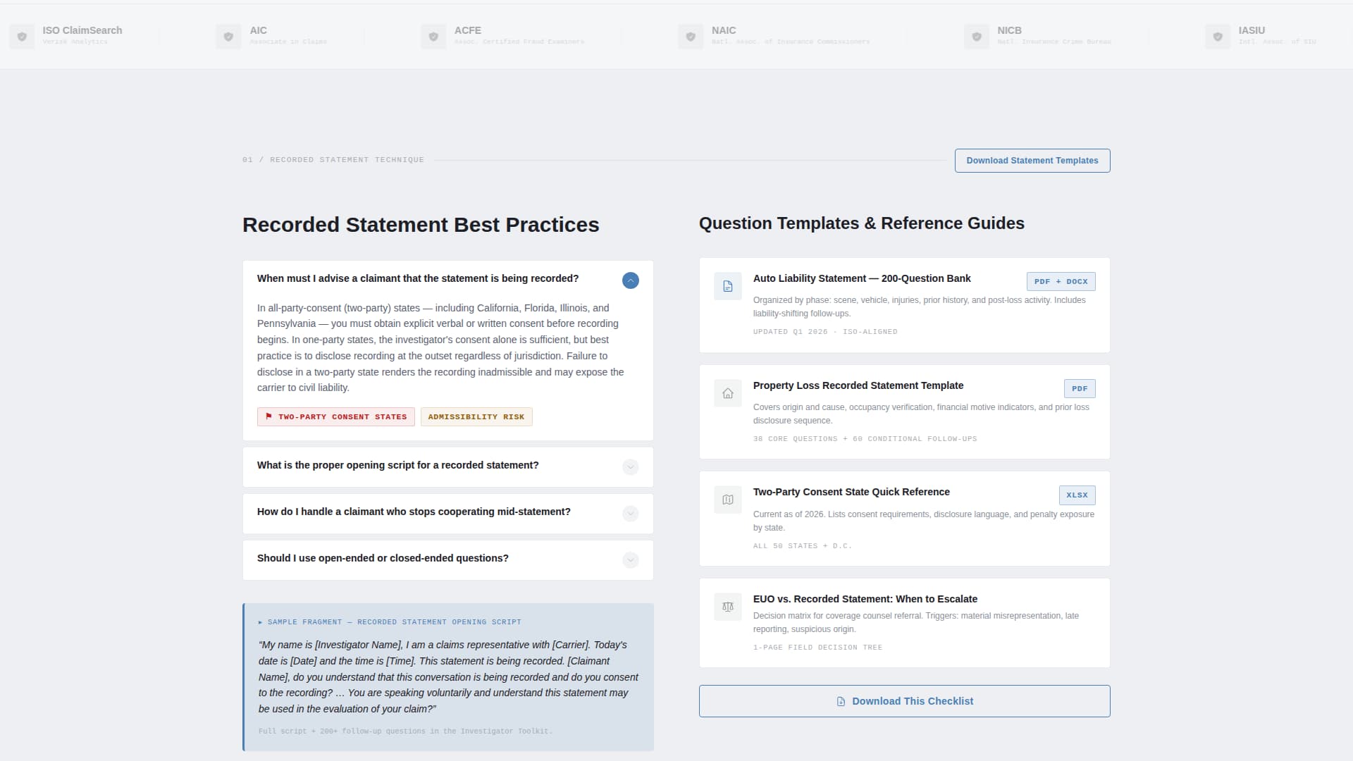 Investigate - Authoritative Claimsinvestigator Landing Page Template