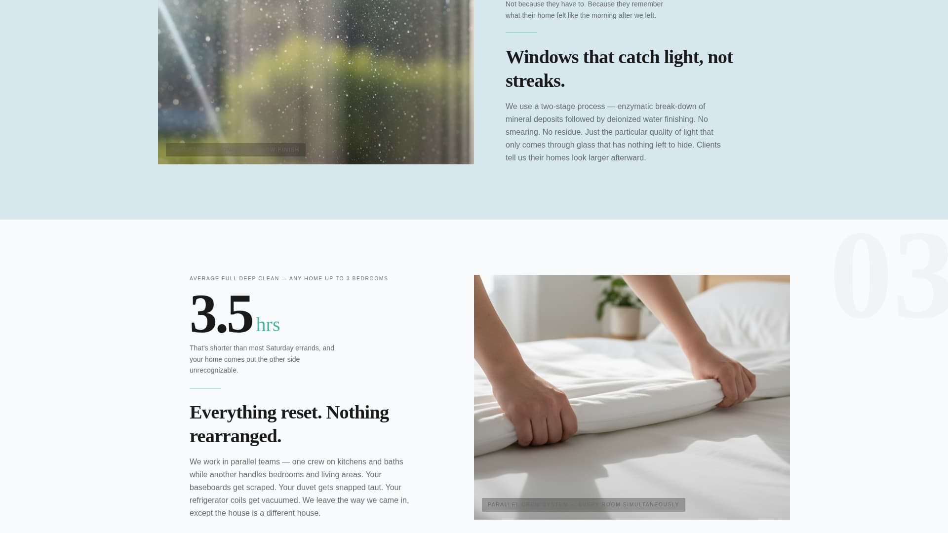 Gleam - Seasonal Cleaning Landing Page Template