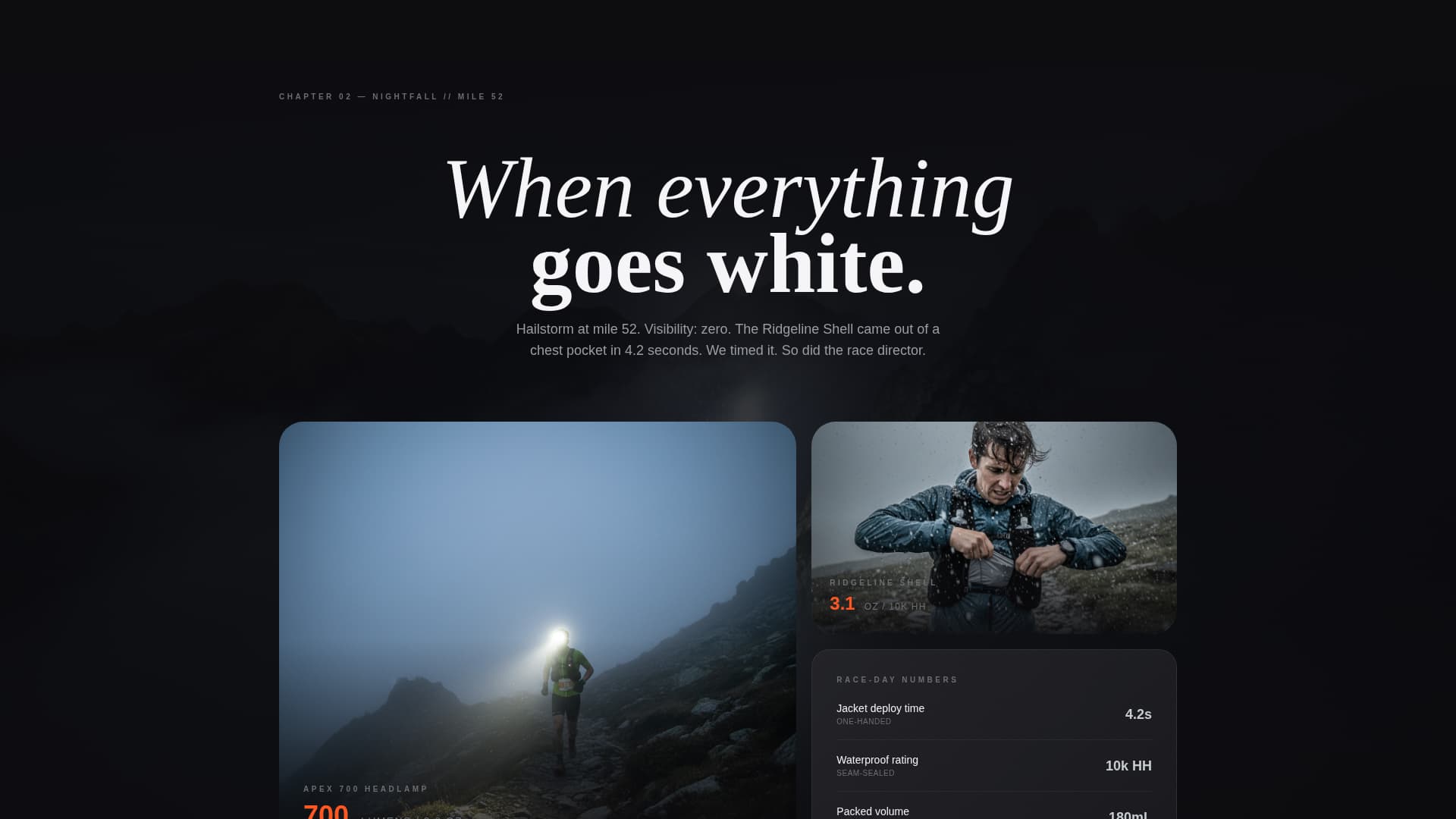 Stride - Highperformance Ultrarunning Landing Page Template