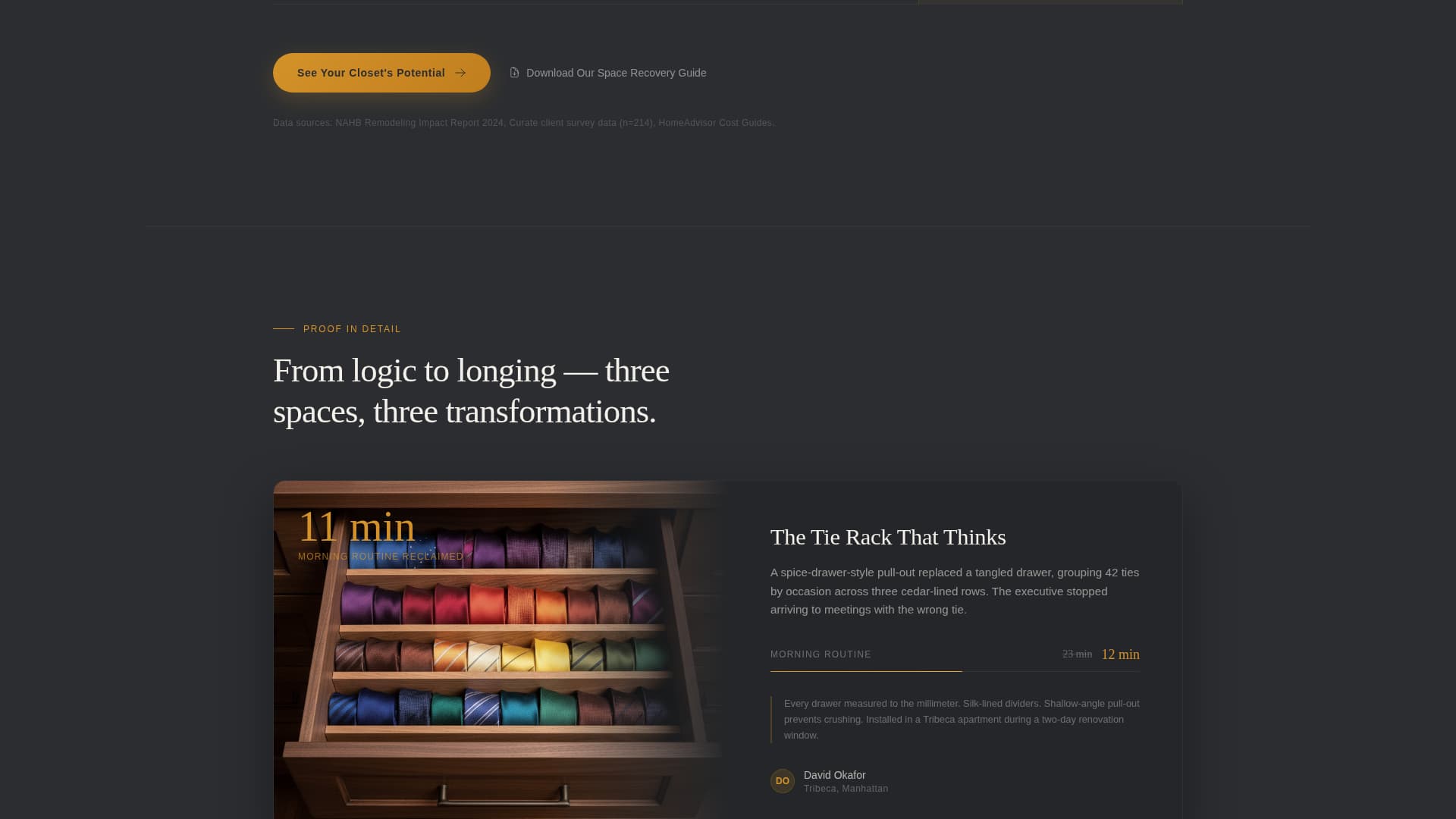 Curate - Precision Organization Landing Page Template