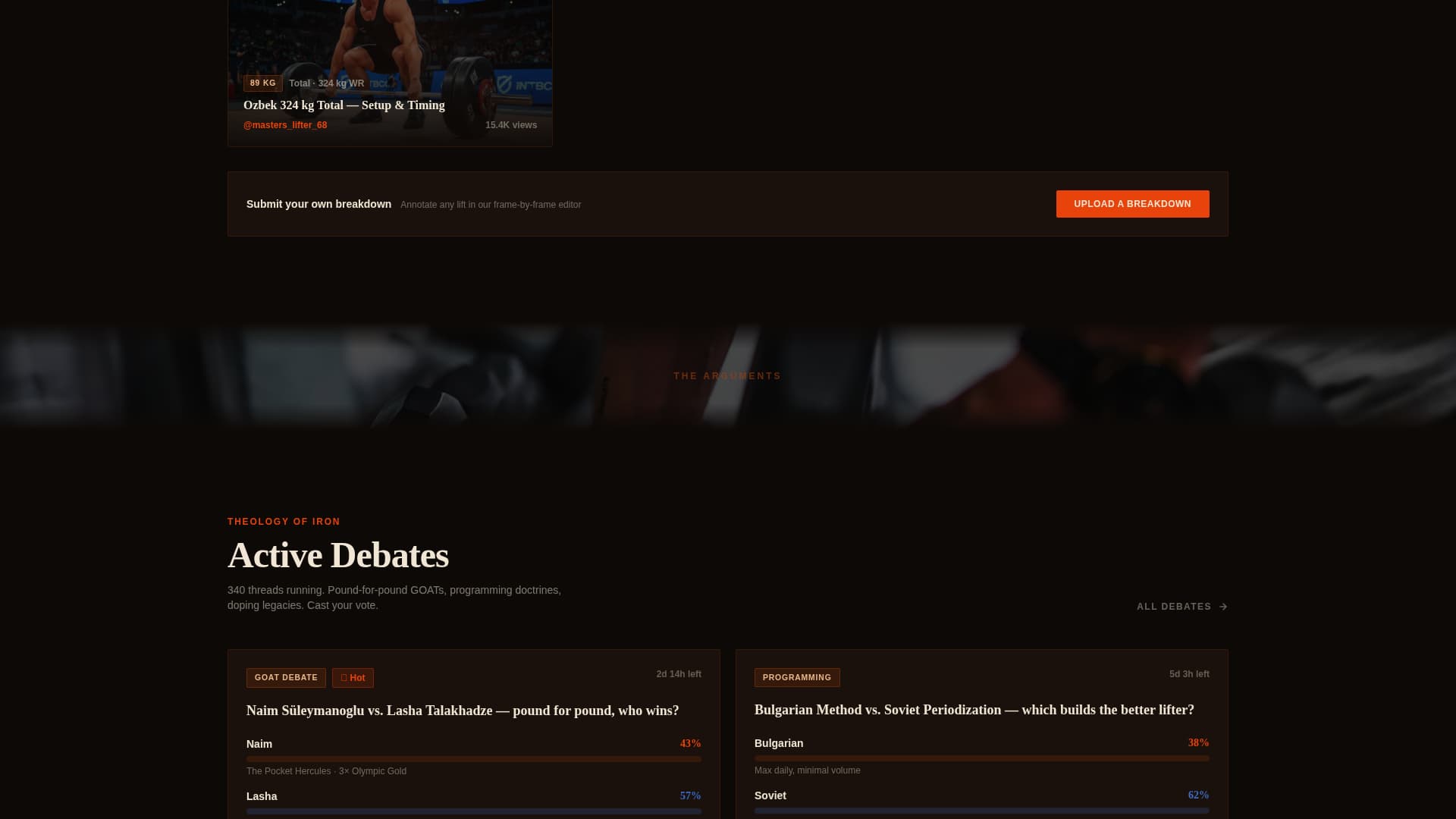 Iron - Elite Weightlifting Landing Page Template