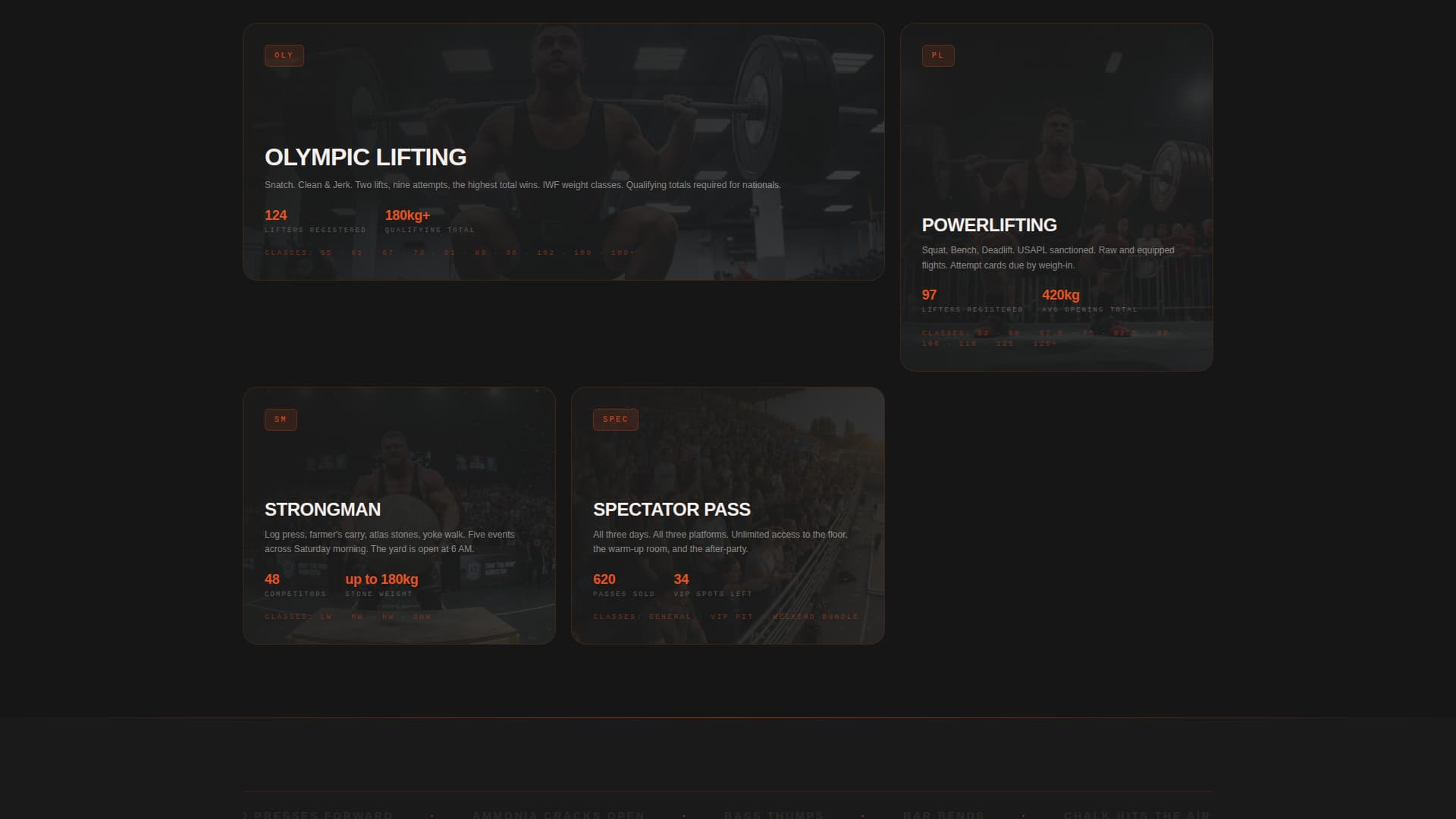 Forge - Electrifying Weightlifting Landing Page Template