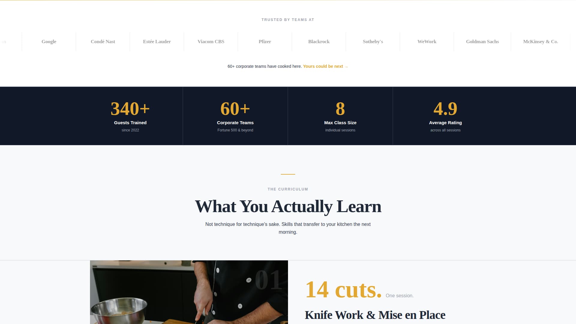 Saut - Elite Culinary Landing Page Template