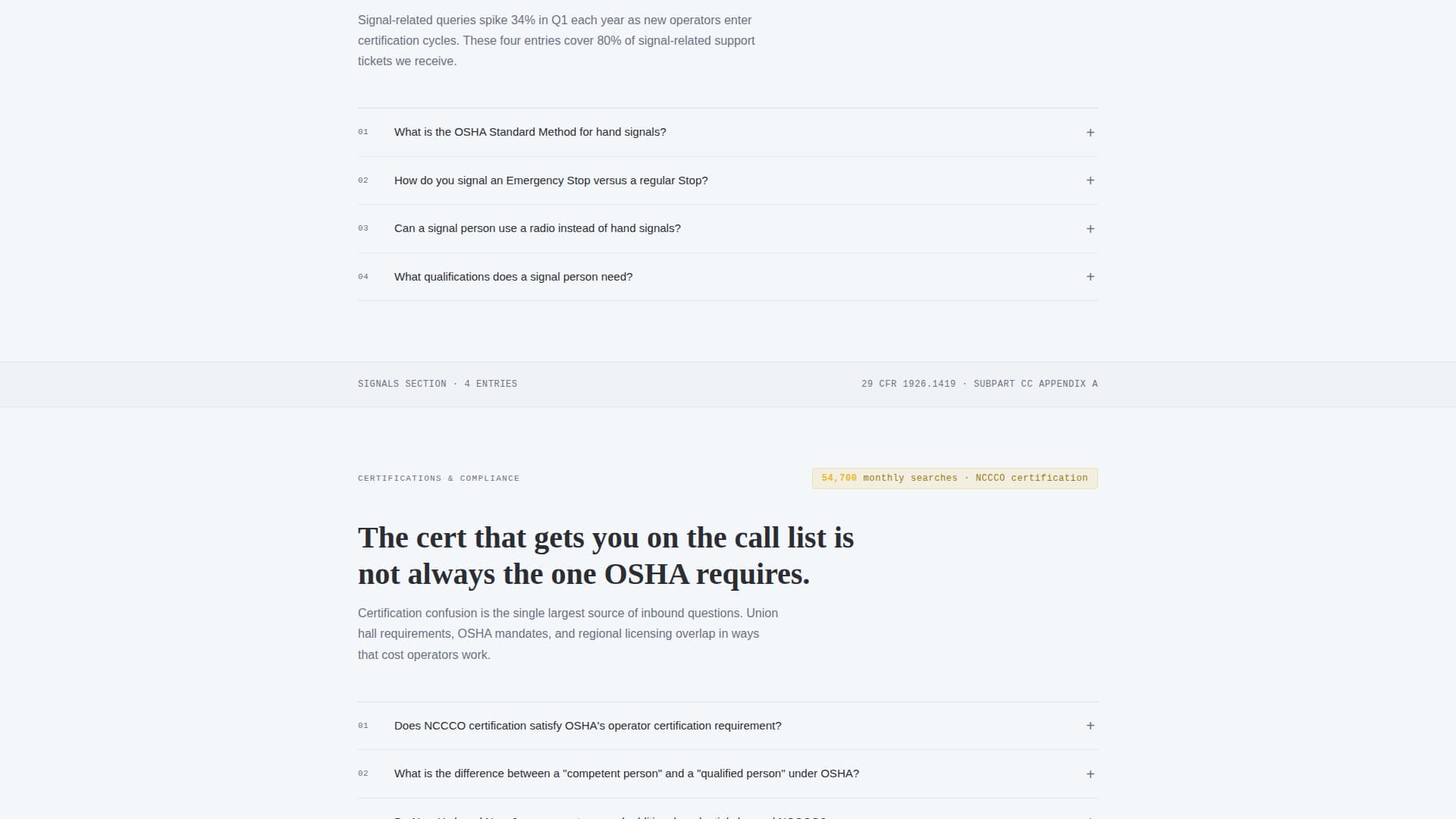 Hoist - Authoritative Craneoperator Landing Page Template