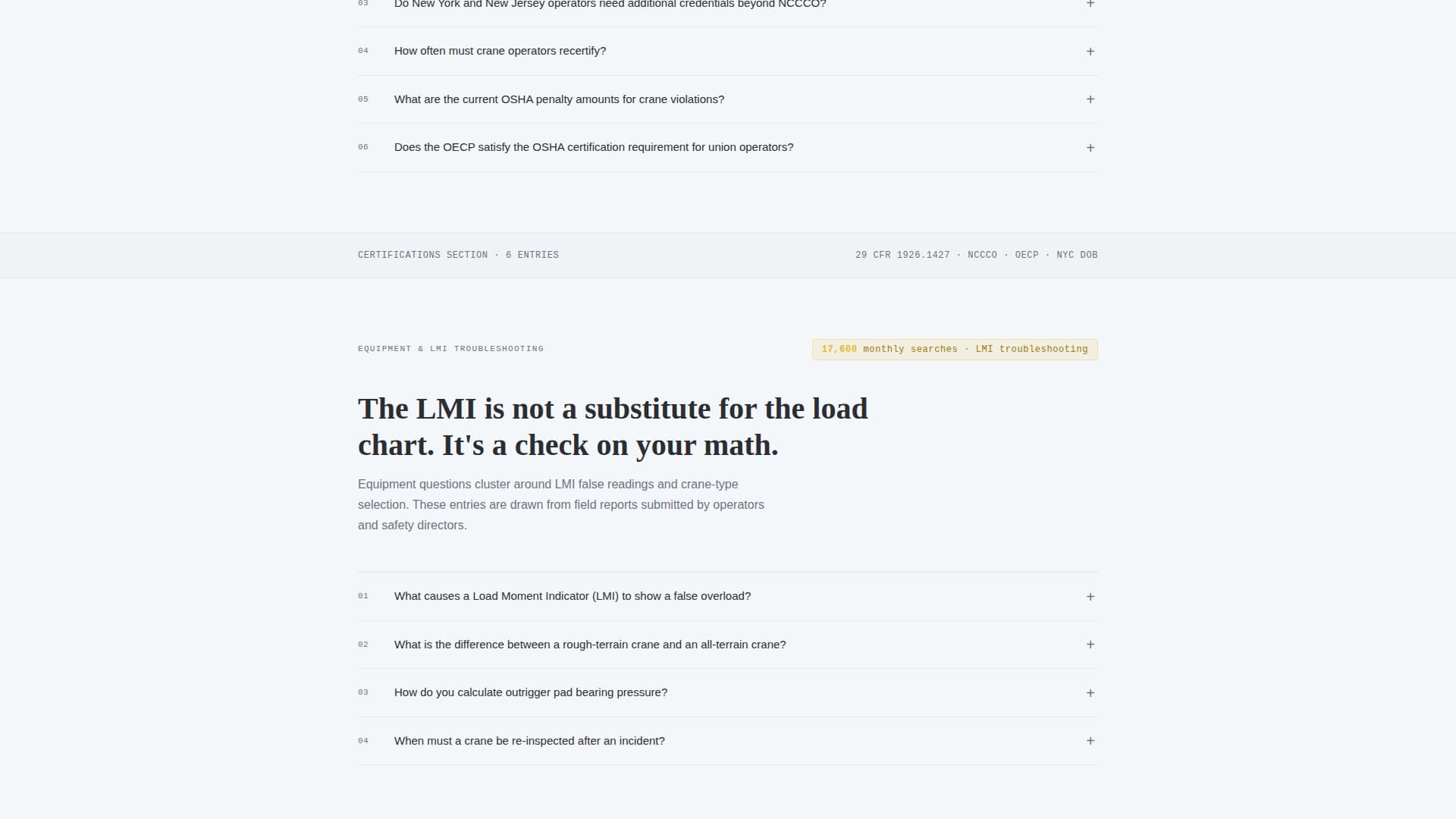 Hoist - Authoritative Craneoperator Landing Page Template