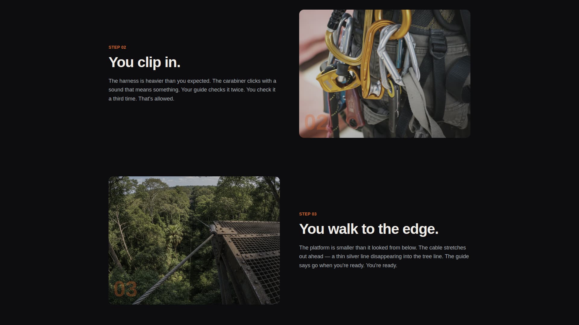 Harness - Thrilling Zipline Landing Page Template