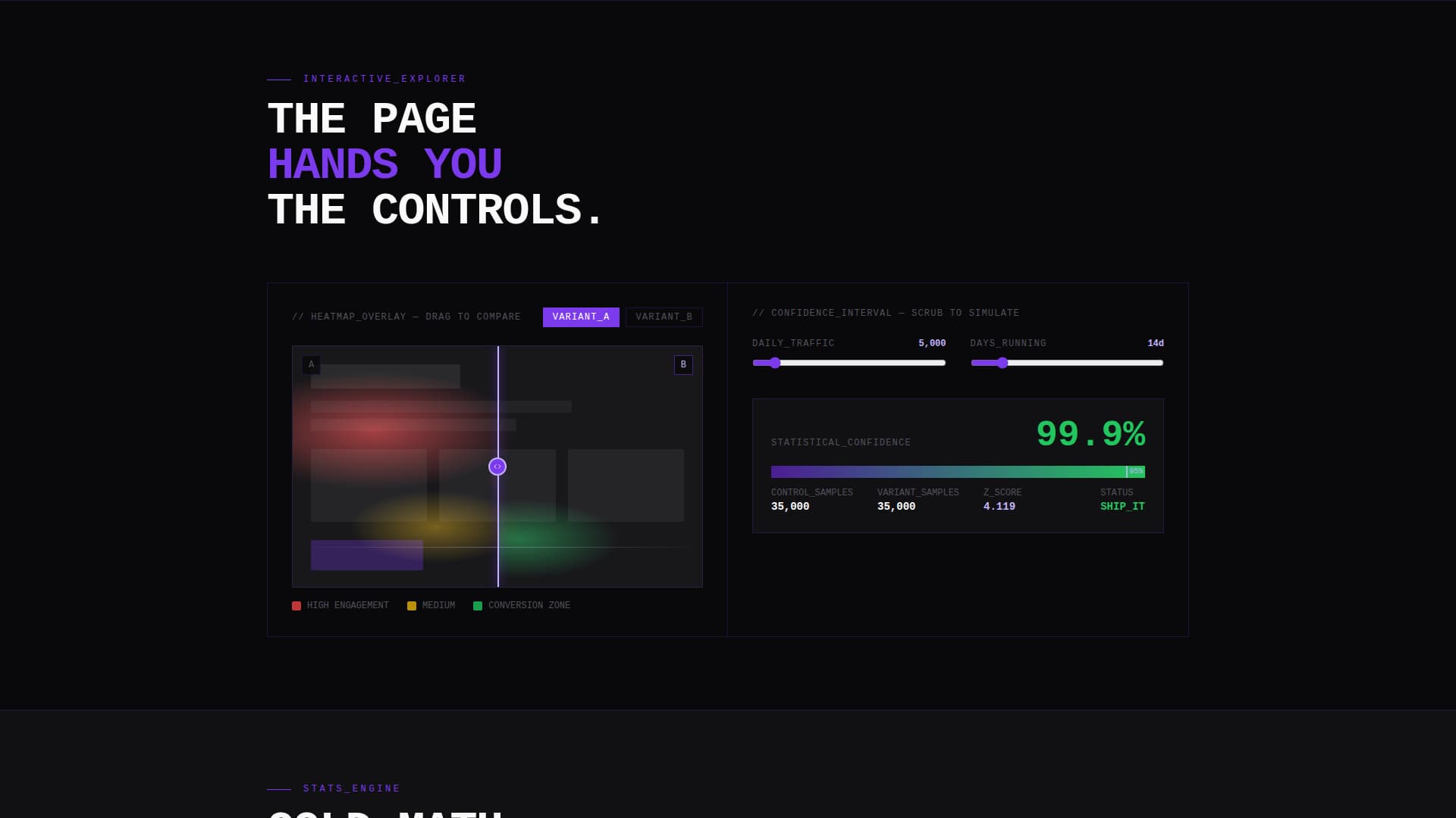 Data & Analytics Cost Calculator Website Template