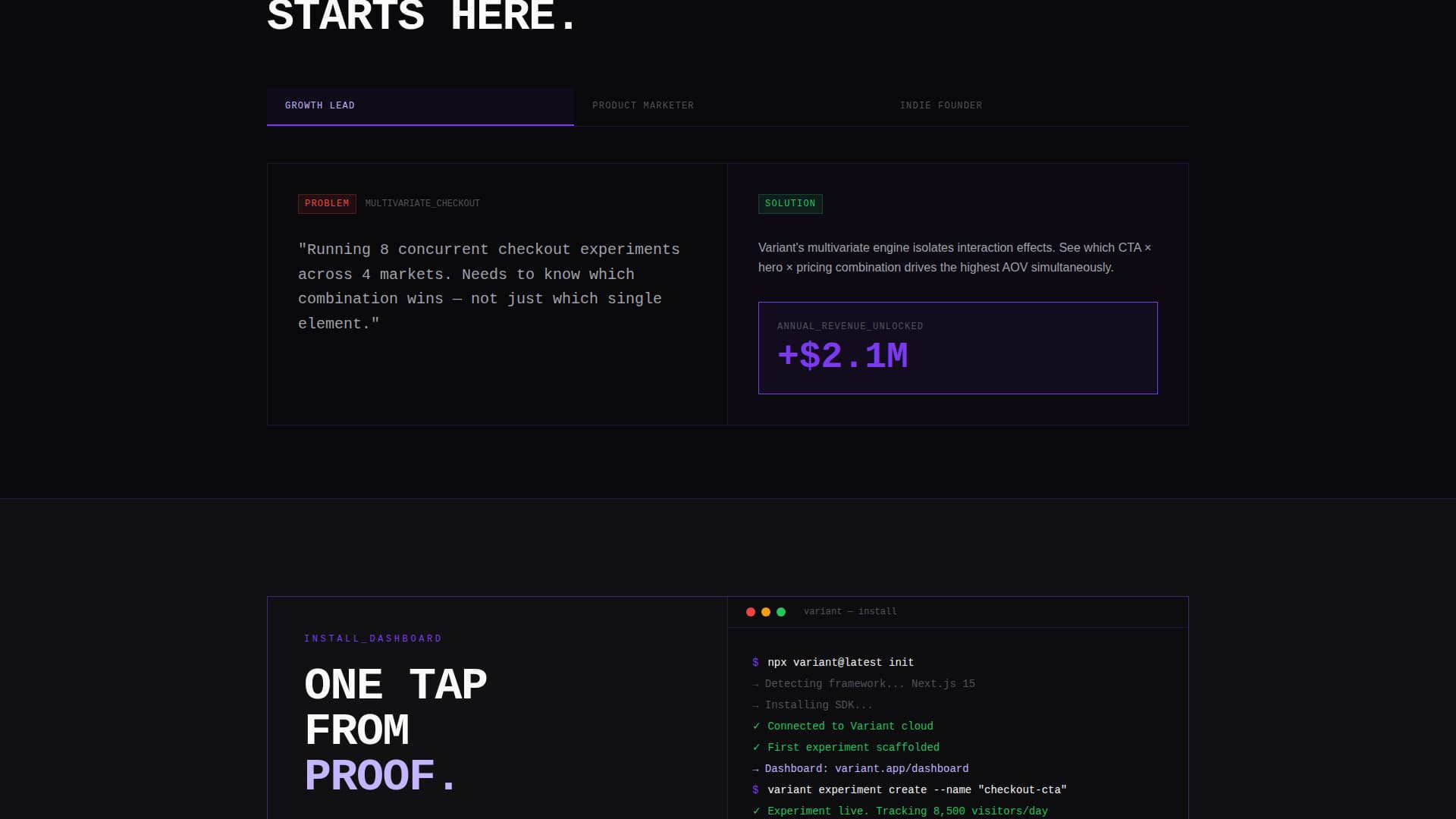 Data & Analytics Cost Calculator Website Template